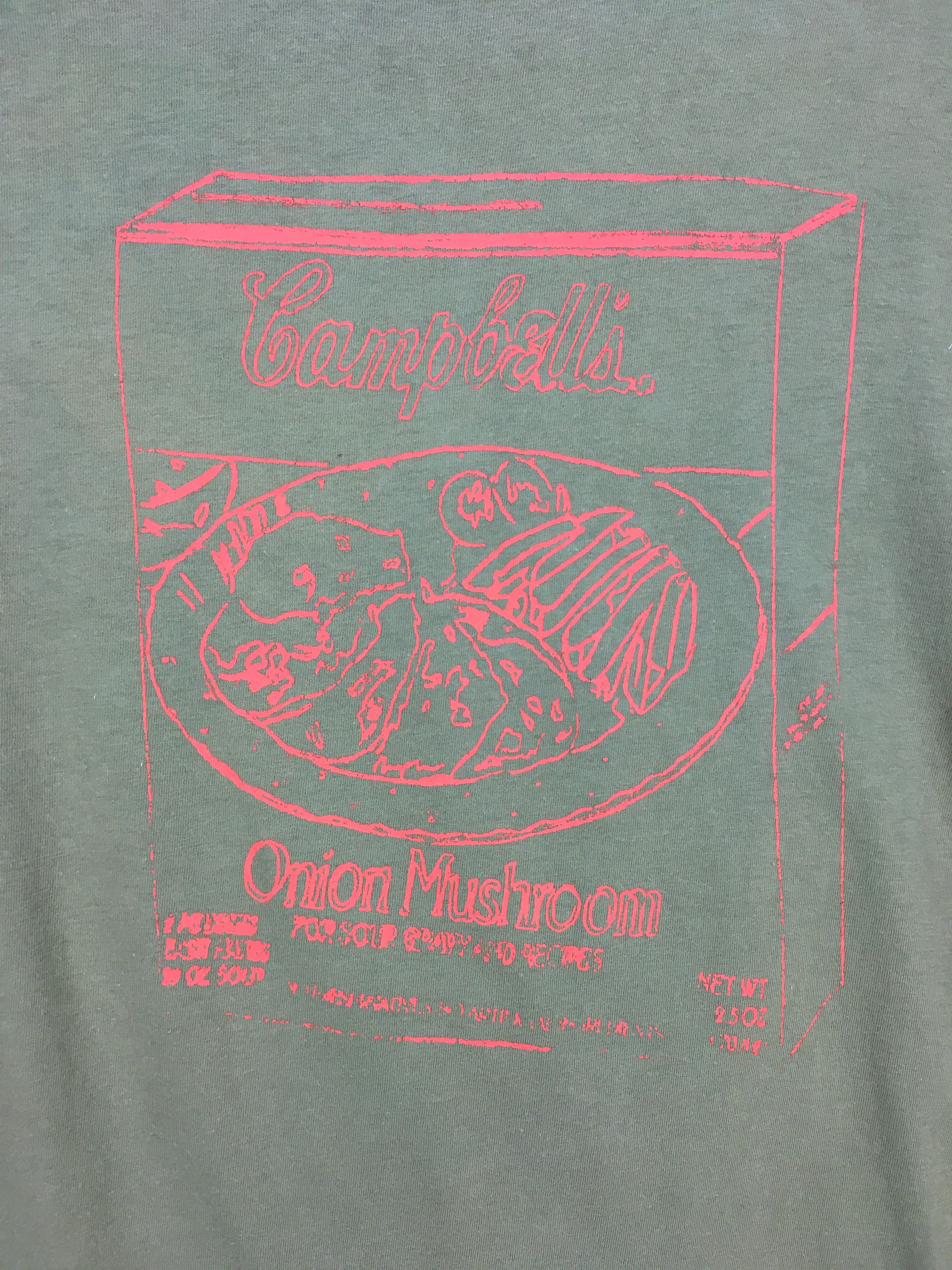 Andy Warhol Vintage ANDY WARHOL Campbells Onion Mushroom Soup Shirt Size US M / EU 48-50 / 2 - 6 Thumbnail