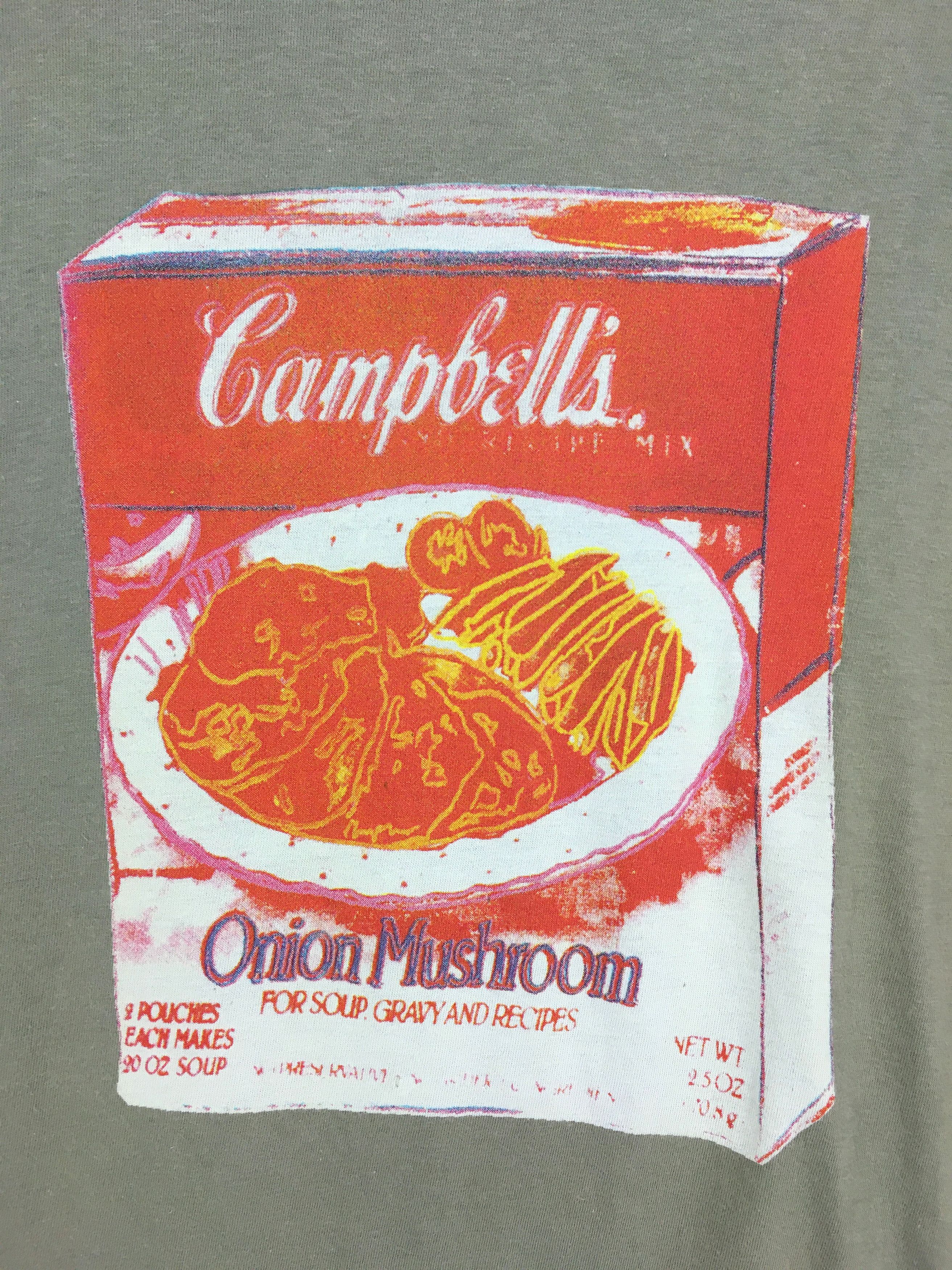 Andy Warhol Vintage ANDY WARHOL Campbells Onion Mushroom Soup Shirt Size US M / EU 48-50 / 2 - 2 Thumbnail