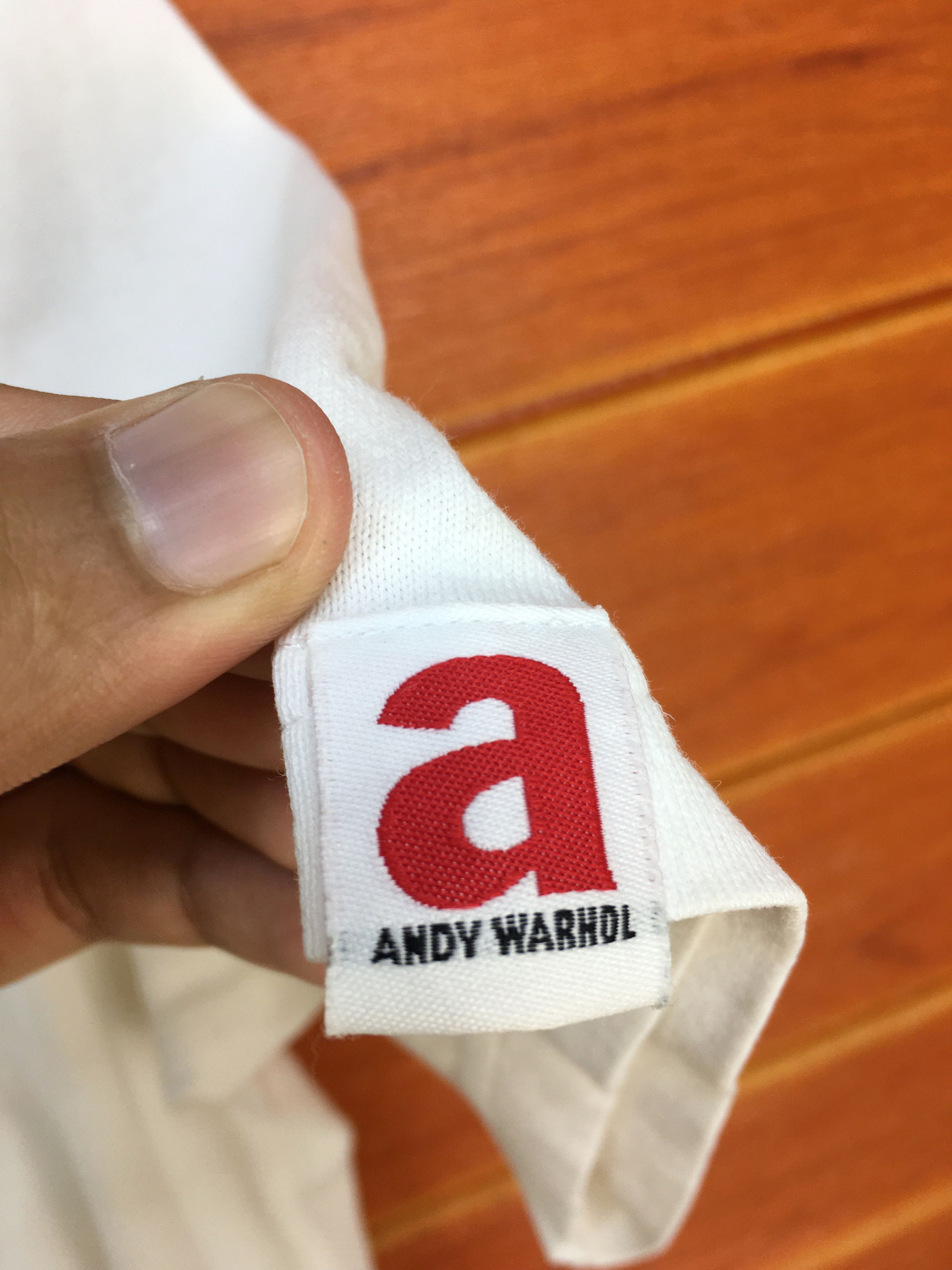 Andy Warhol Vintage ANDY WARHOL Dollar Logo Pop Art Shirt Size US L / EU 52-54 / 3 - 3 Thumbnail
