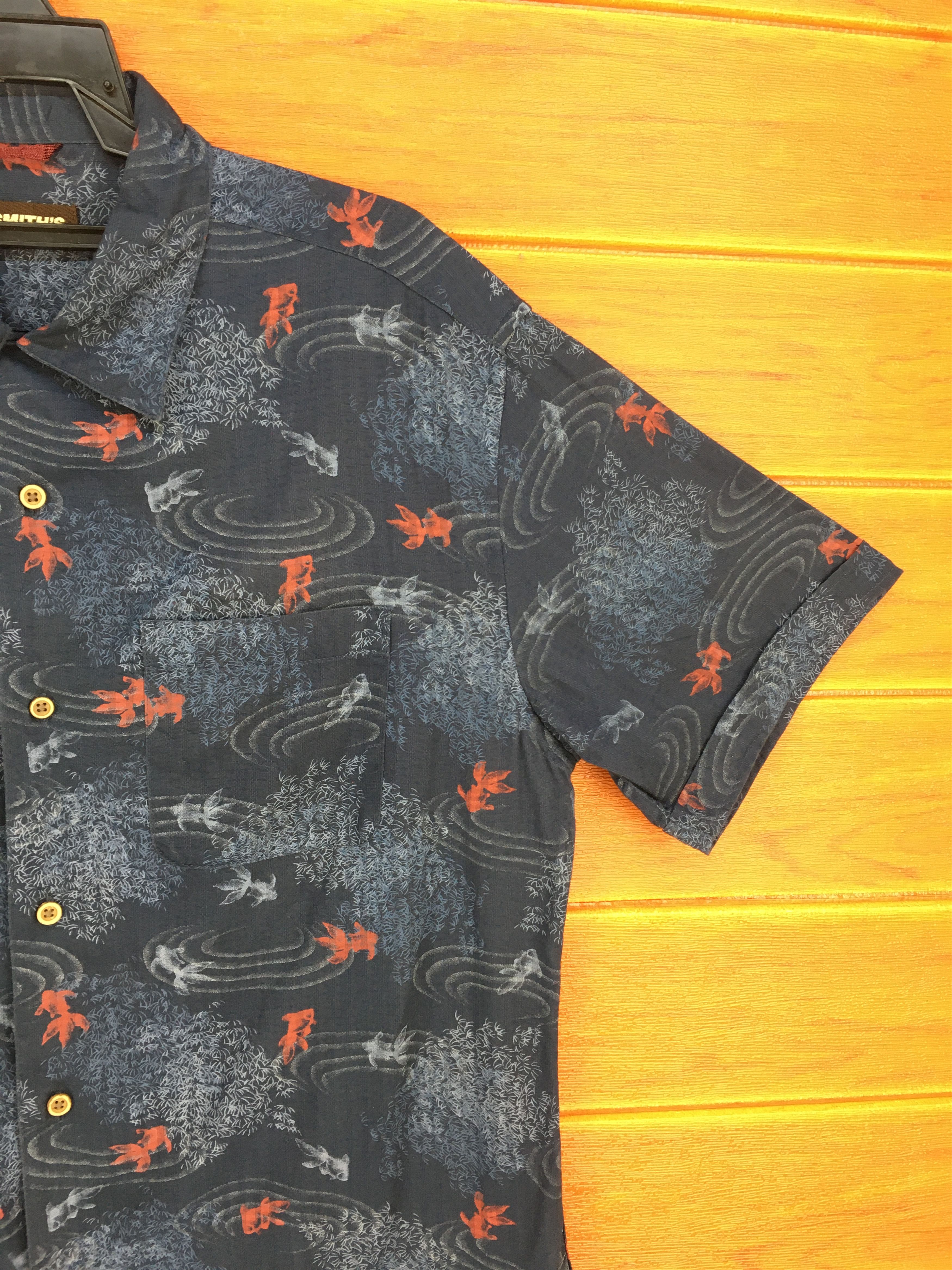 Hysteric Glamour Japanese Hawaiian SMITHS Gold Fish Bamboo Shirt Size US M / EU 48-50 / 2 - 5 Thumbnail