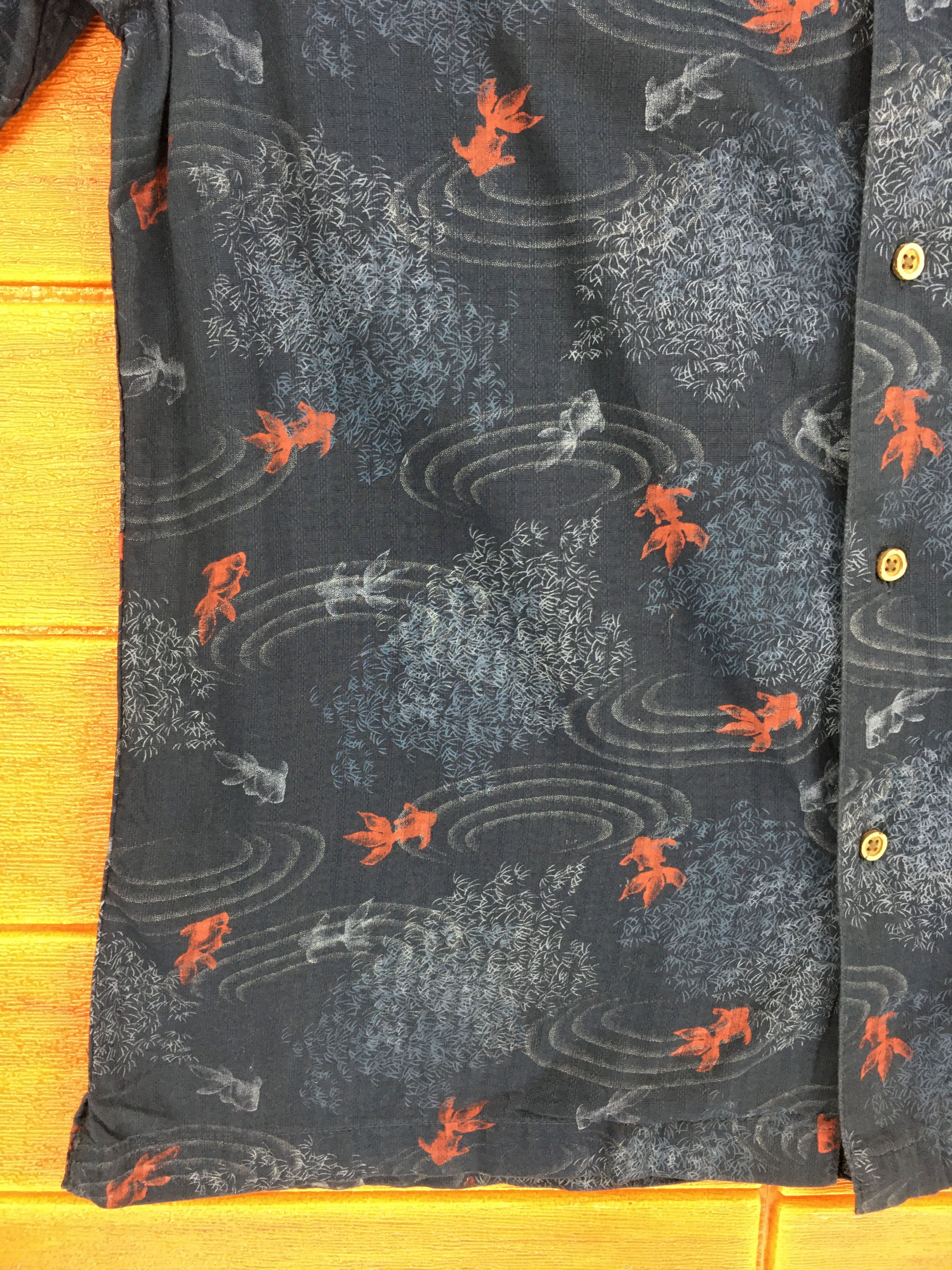 Hysteric Glamour Japanese Hawaiian SMITHS Gold Fish Bamboo Shirt Size US M / EU 48-50 / 2 - 3 Thumbnail