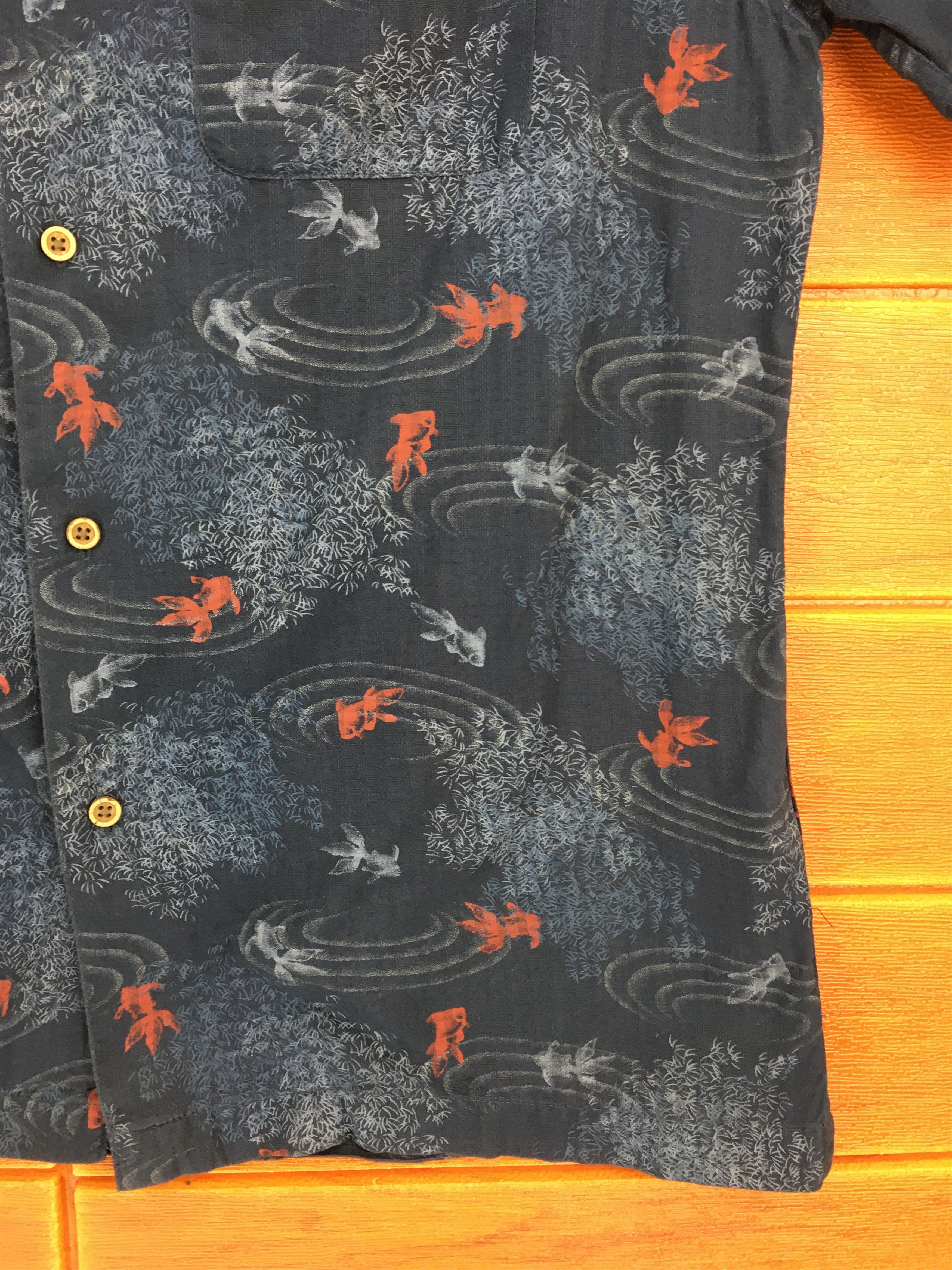 Hysteric Glamour Japanese Hawaiian SMITHS Gold Fish Bamboo Shirt Size US M / EU 48-50 / 2 - 4 Thumbnail