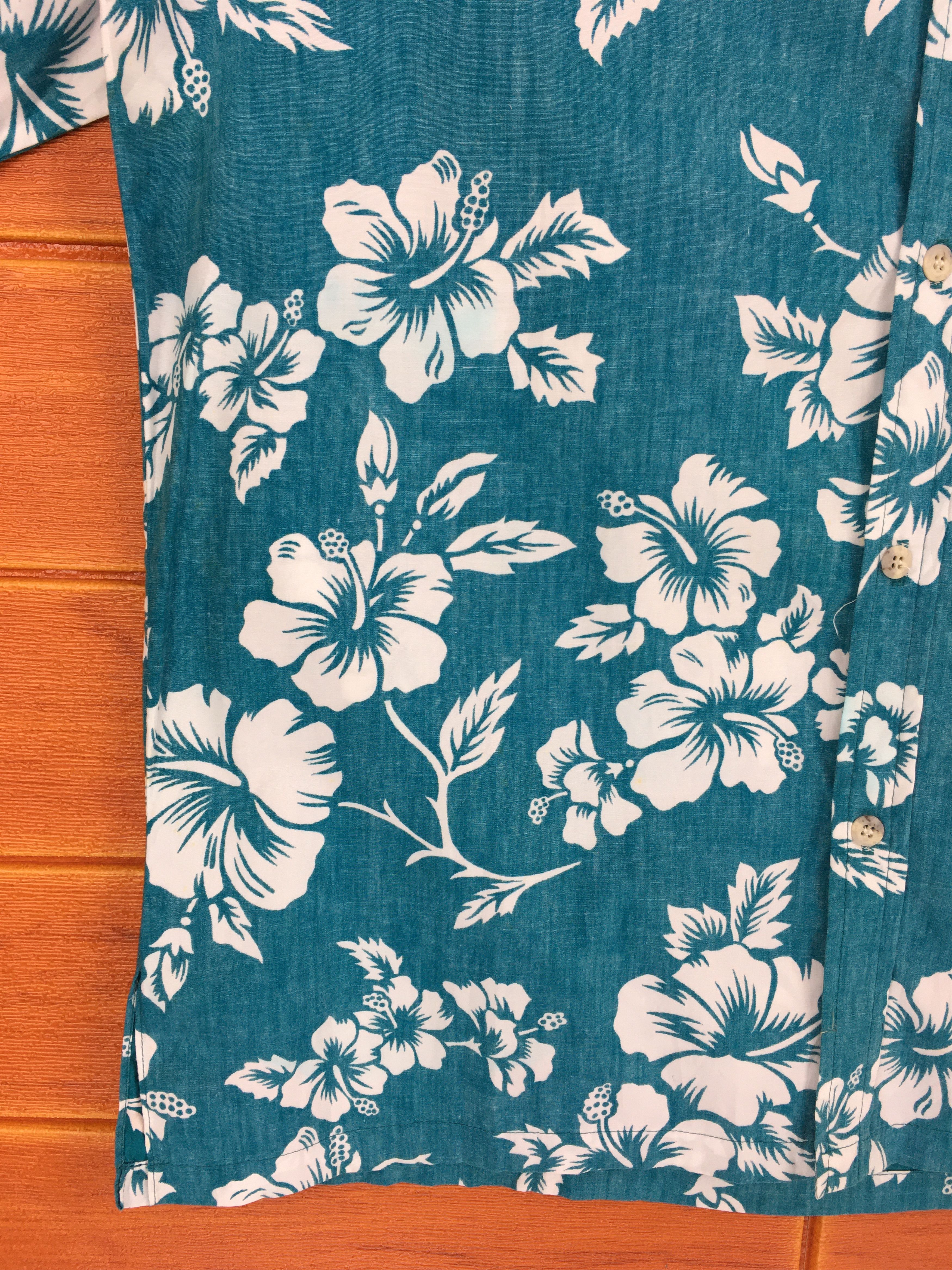 Vintage Vintage COOKE STREET Hibiscus Reverse Print Hawaiian Shirt Size US L / EU 52-54 / 3 - 3 Thumbnail