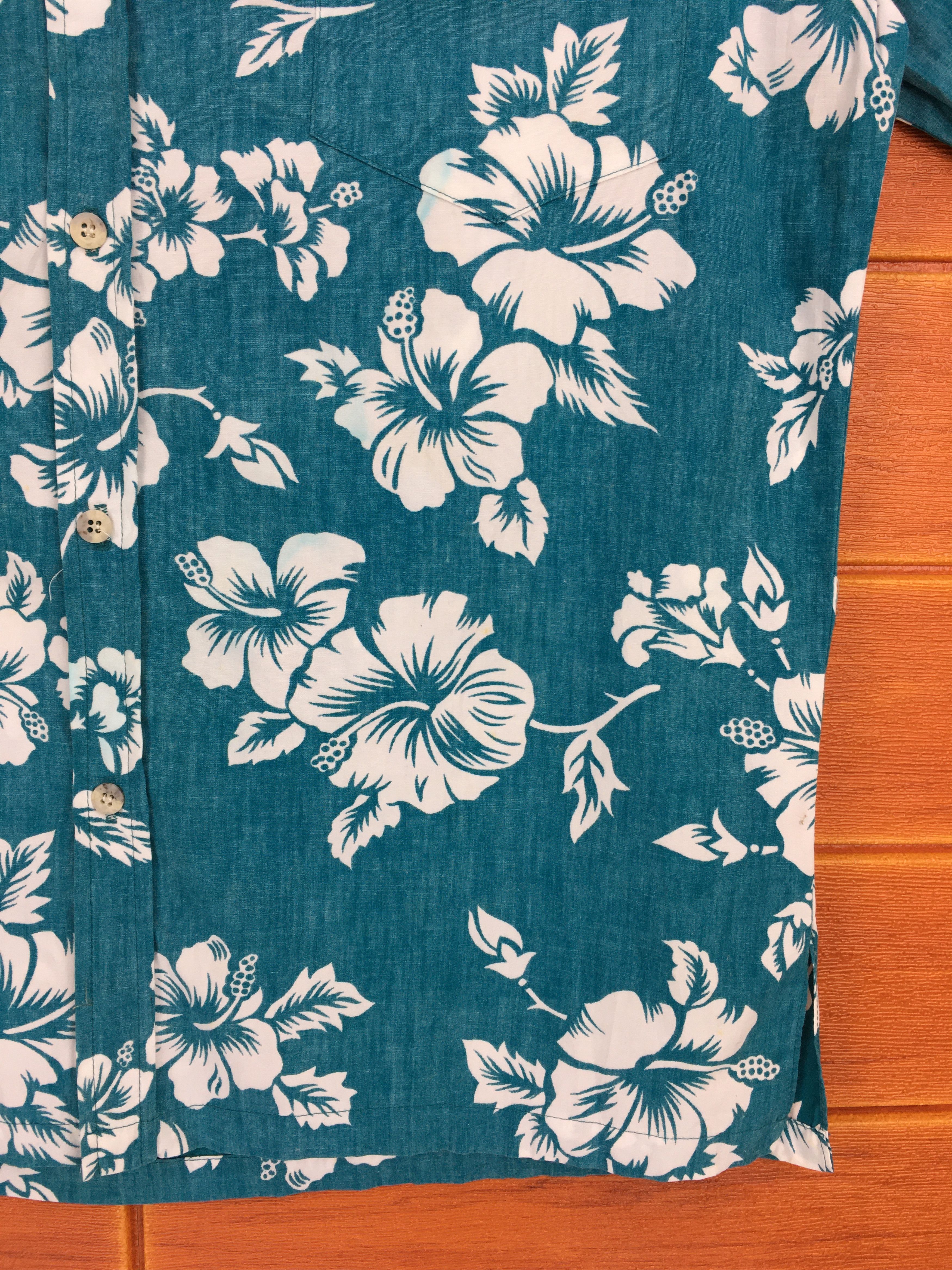 Vintage Vintage COOKE STREET Hibiscus Reverse Print Hawaiian Shirt Size US L / EU 52-54 / 3 - 4 Thumbnail