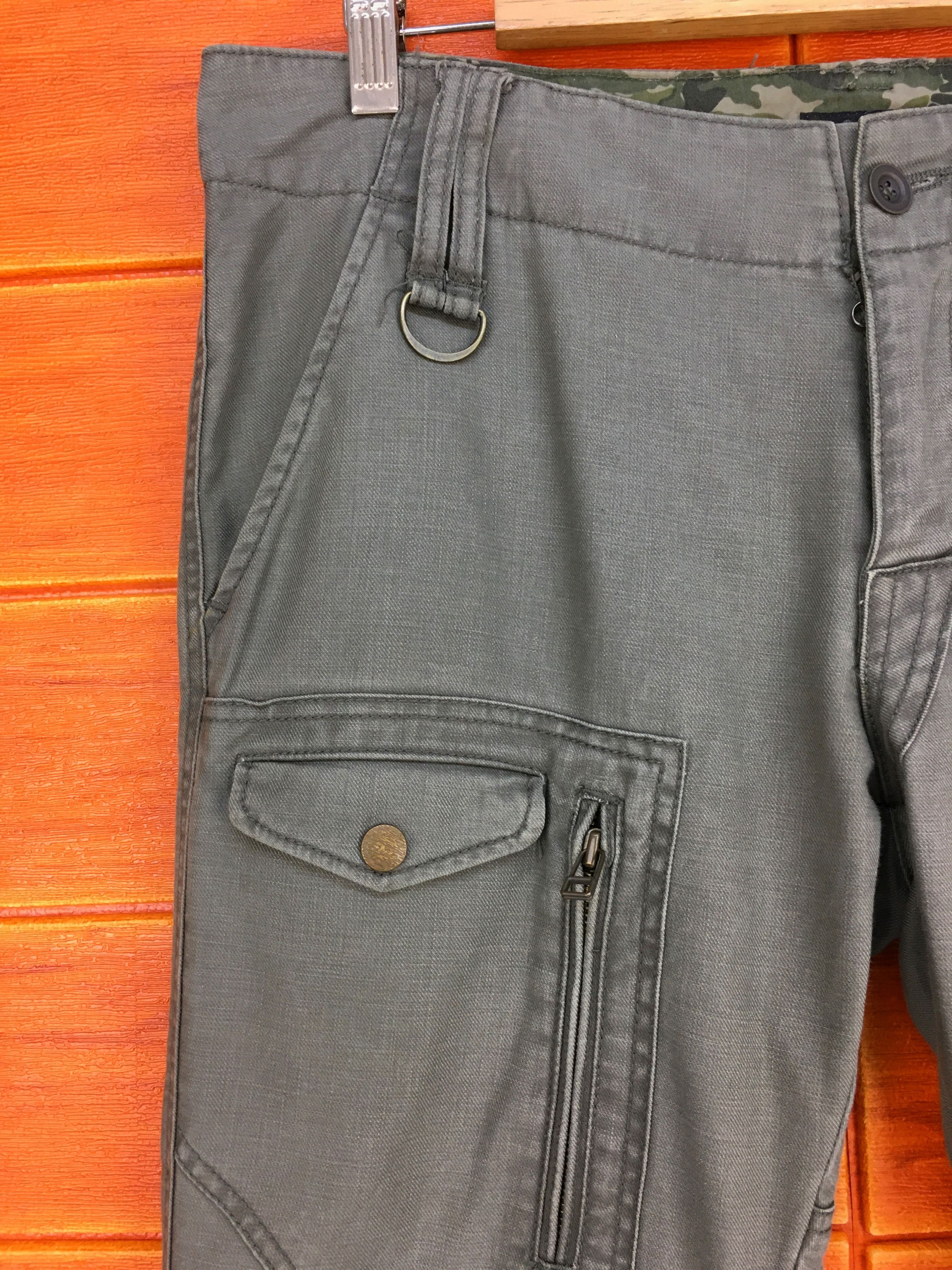 Morgan Homme MORGAN HOMME Military Tactical Urban Cargo Pants Size US 34 / EU 50 - 4 Thumbnail