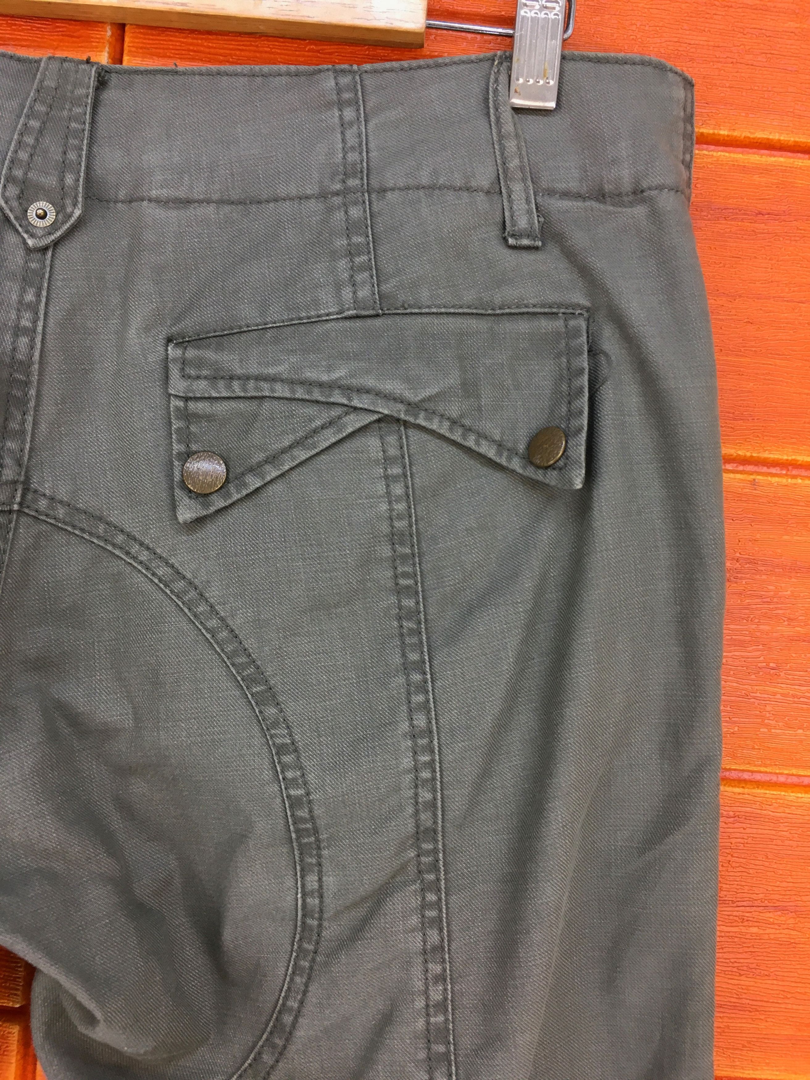 Morgan Homme MORGAN HOMME Military Tactical Urban Cargo Pants Size US 34 / EU 50 - 17 Thumbnail