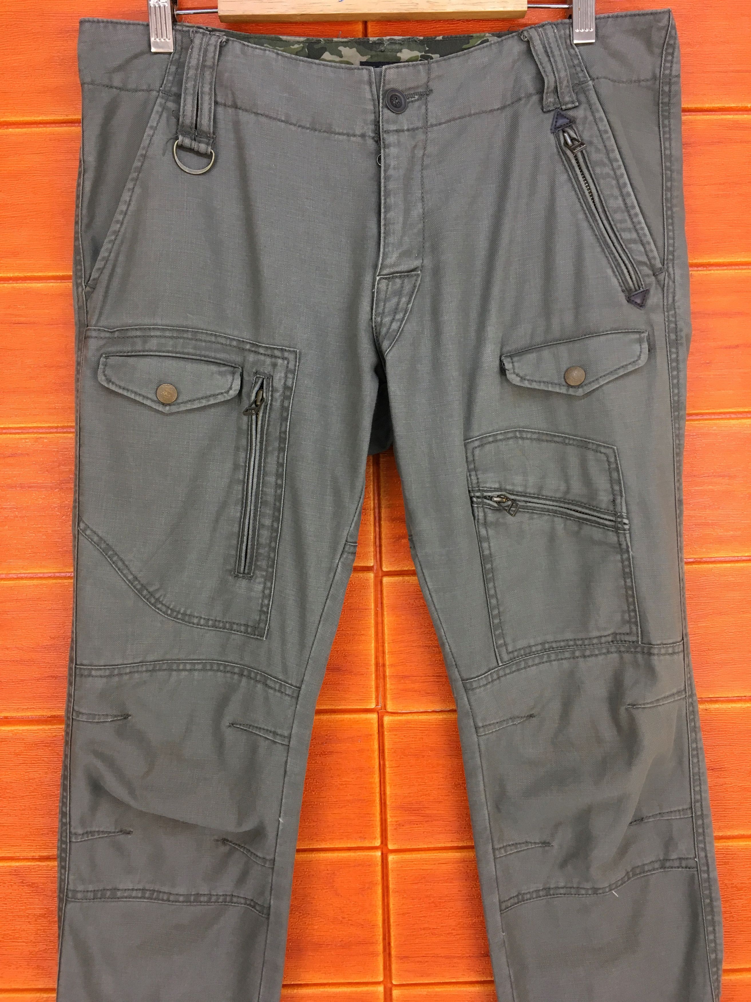 Morgan Homme MORGAN HOMME Military Tactical Urban Cargo Pants Size US 34 / EU 50 - 3 Thumbnail
