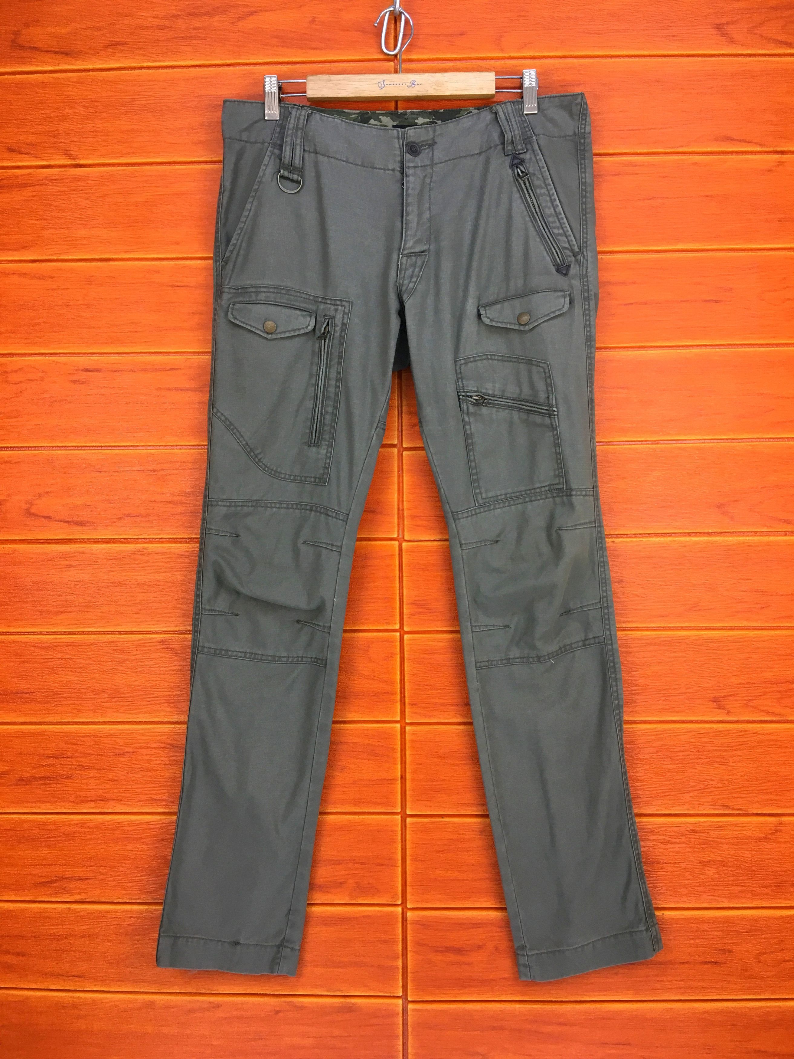 Morgan Homme MORGAN HOMME Military Tactical Urban Cargo Pants Size US 34 / EU 50 - 2 Thumbnail