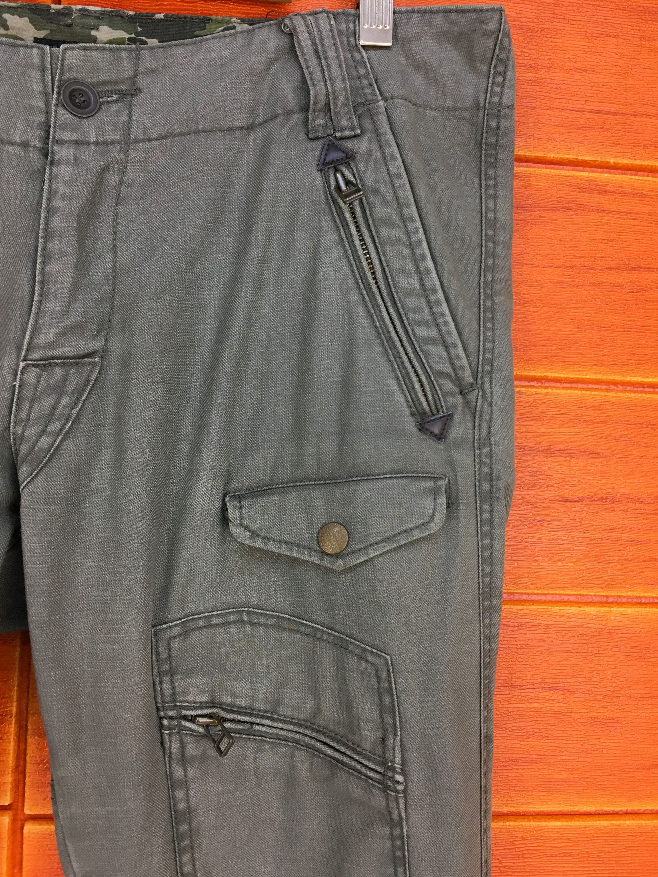 Morgan Homme MORGAN HOMME Military Tactical Urban Cargo Pants Size US 34 / EU 50 - 5 Thumbnail