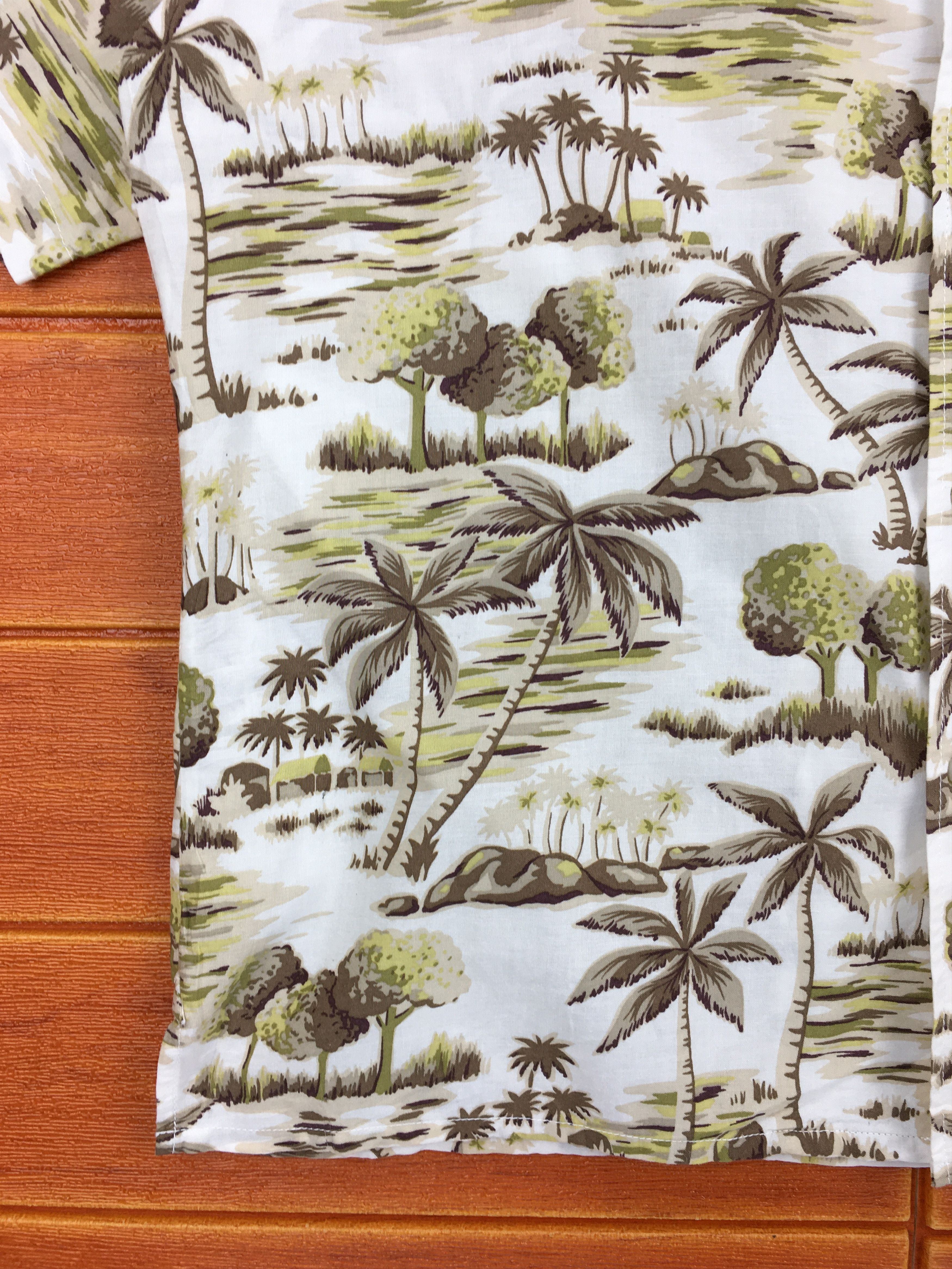 If Six Was Nine Japanese Hawaiian TRIMMER Forest Island Beach Shirt Size US L / EU 52-54 / 3 - 3 Thumbnail