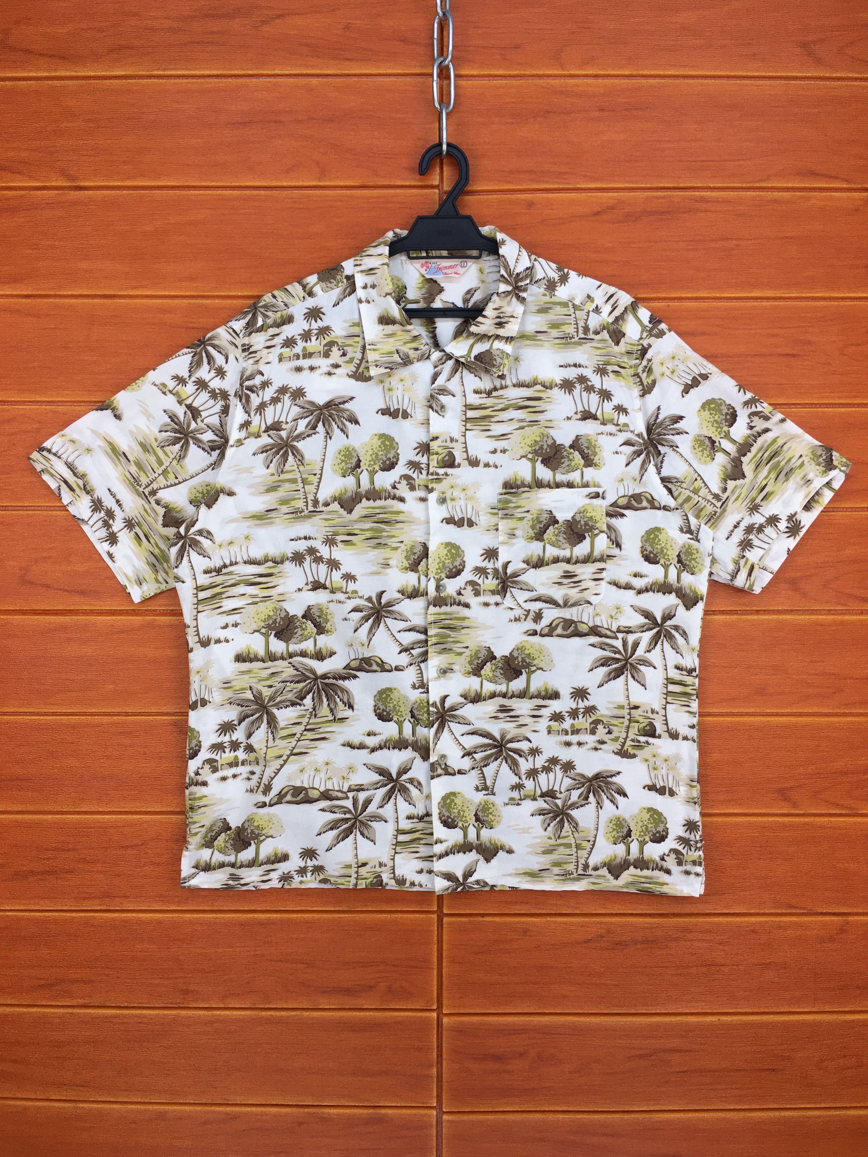 If Six Was Nine Japanese Hawaiian TRIMMER Forest Island Beach Shirt Size US L / EU 52-54 / 3 - 1 Thumbnail