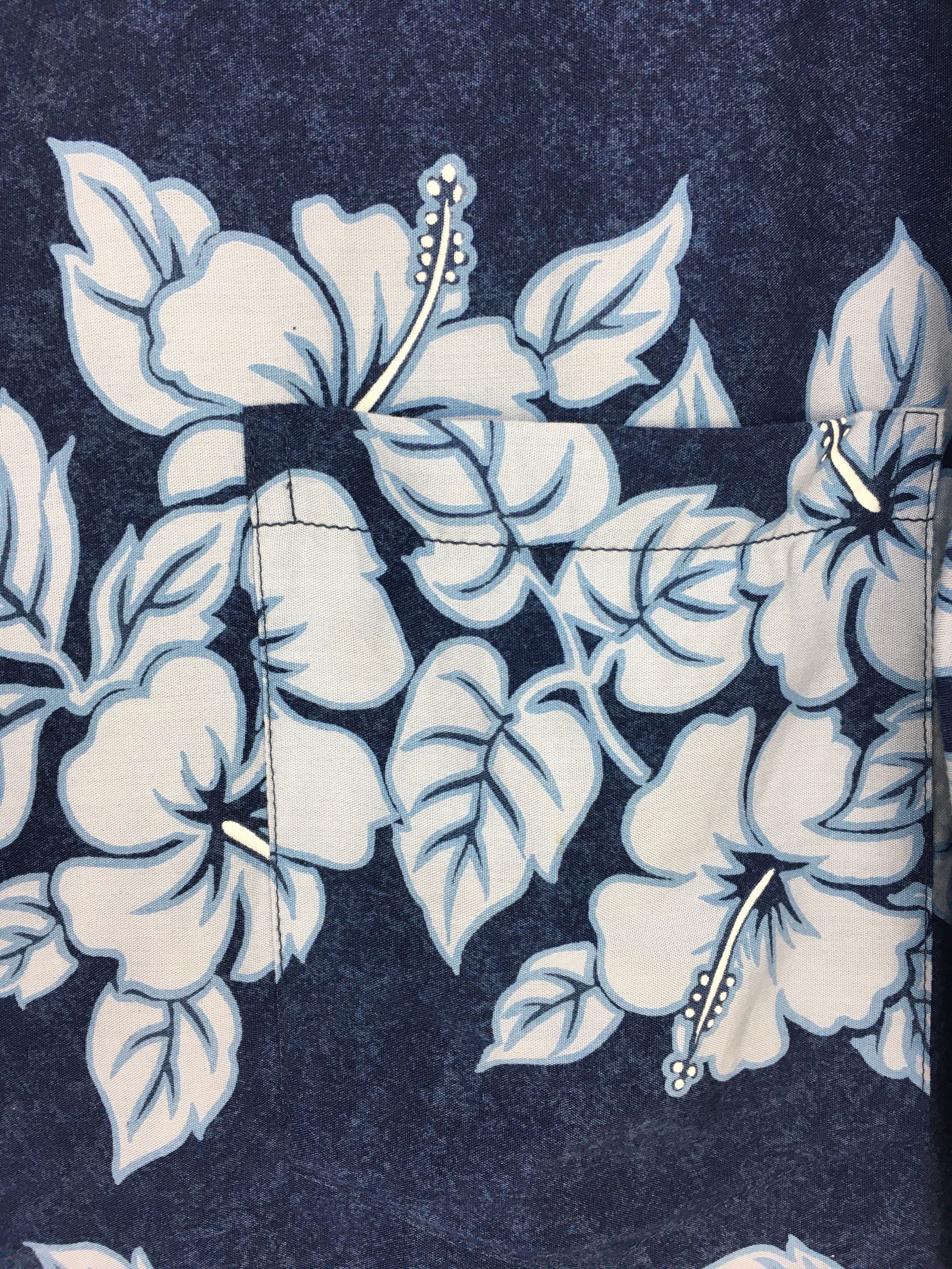 Vintage Vintage PIKO Border Striped Floral Hawaiian Shirt Size US M / EU 48-50 / 2 - 7 Thumbnail