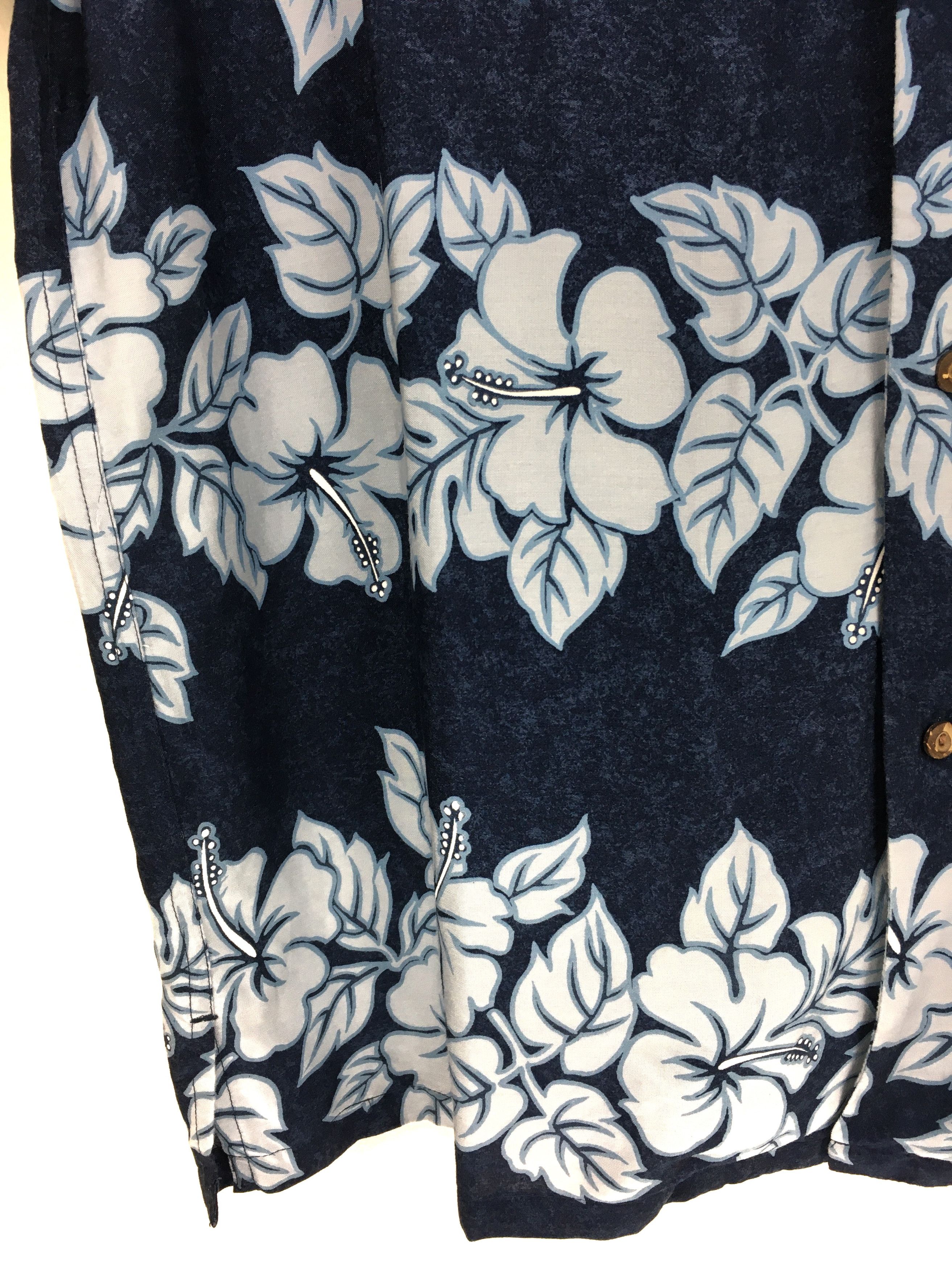 Vintage Vintage PIKO Border Striped Floral Hawaiian Shirt Size US M / EU 48-50 / 2 - 5 Thumbnail