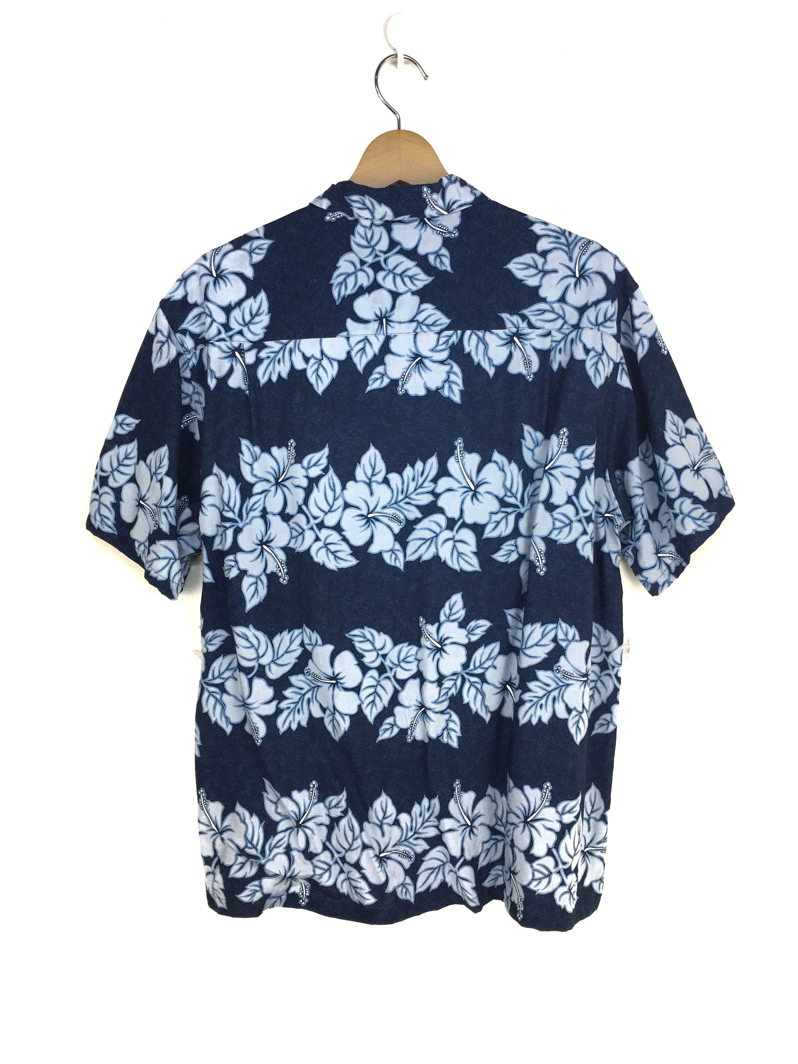 Vintage Vintage PIKO Border Striped Floral Hawaiian Shirt Size US M / EU 48-50 / 2 - 8 Thumbnail