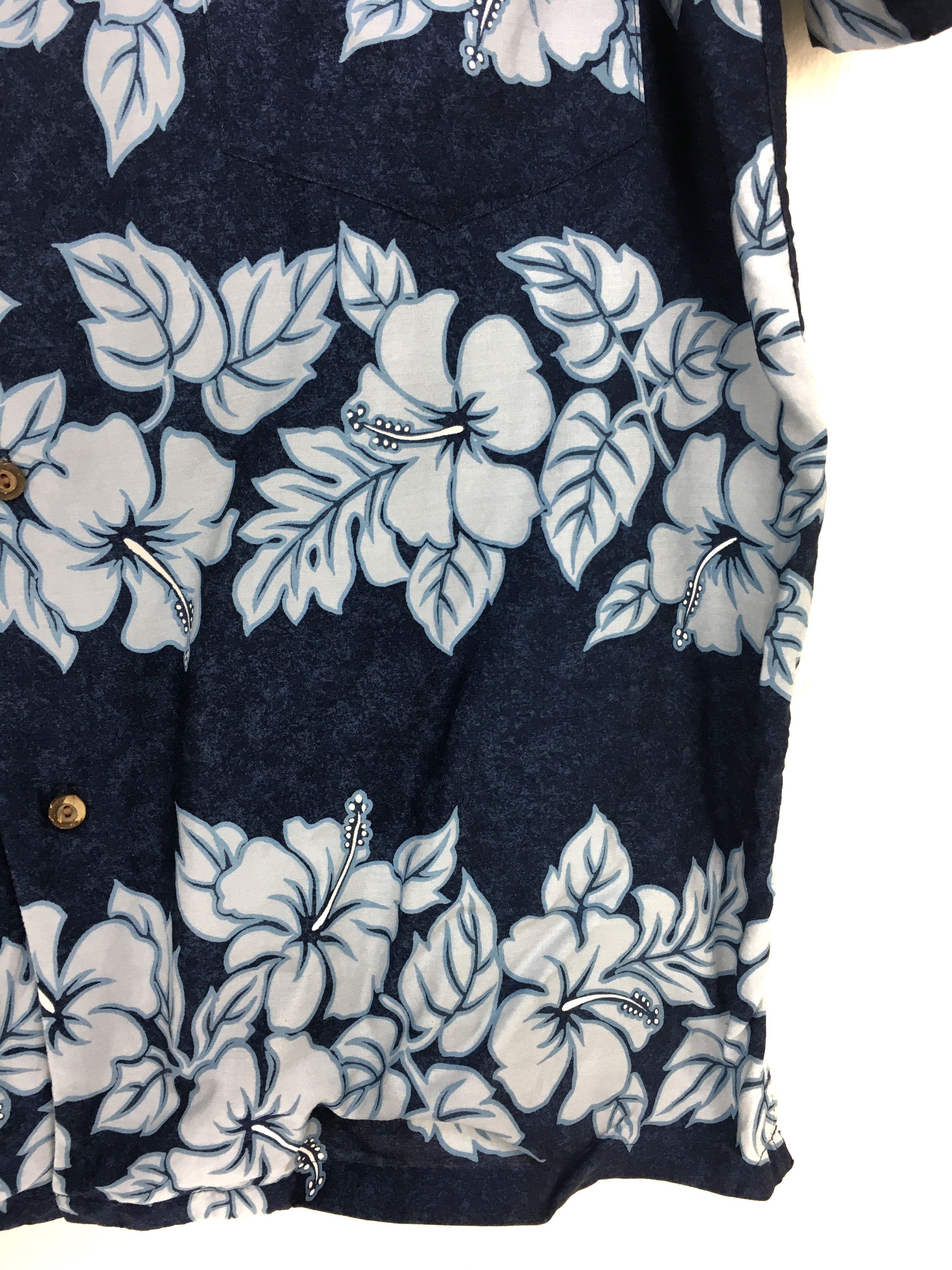 Vintage Vintage PIKO Border Striped Floral Hawaiian Shirt Size US M / EU 48-50 / 2 - 4 Thumbnail