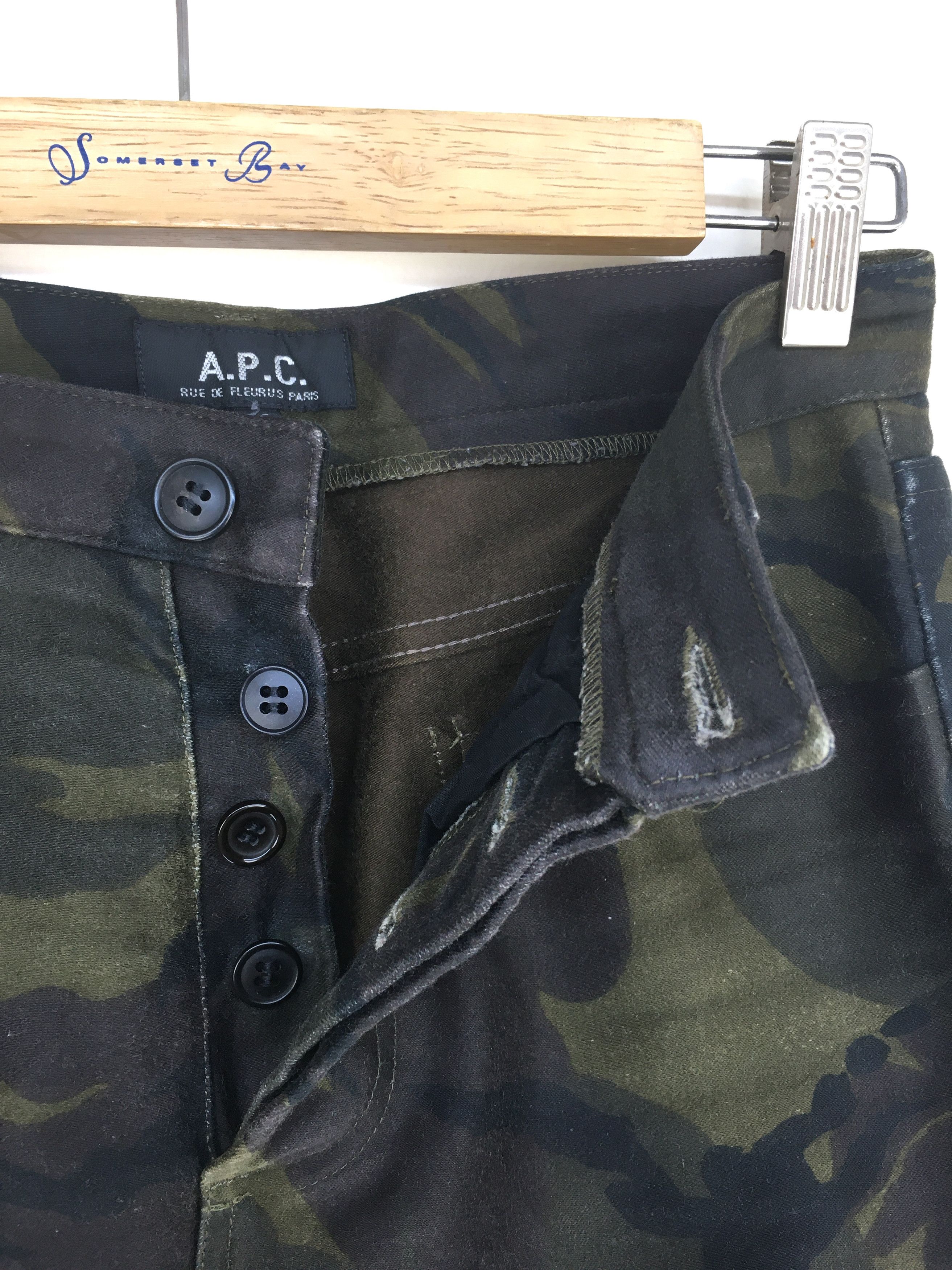 A.P.C. Vintage A.P.C. Woodland Camouflaged Denim Pants Size US 26 / EU 42 - 17 Thumbnail