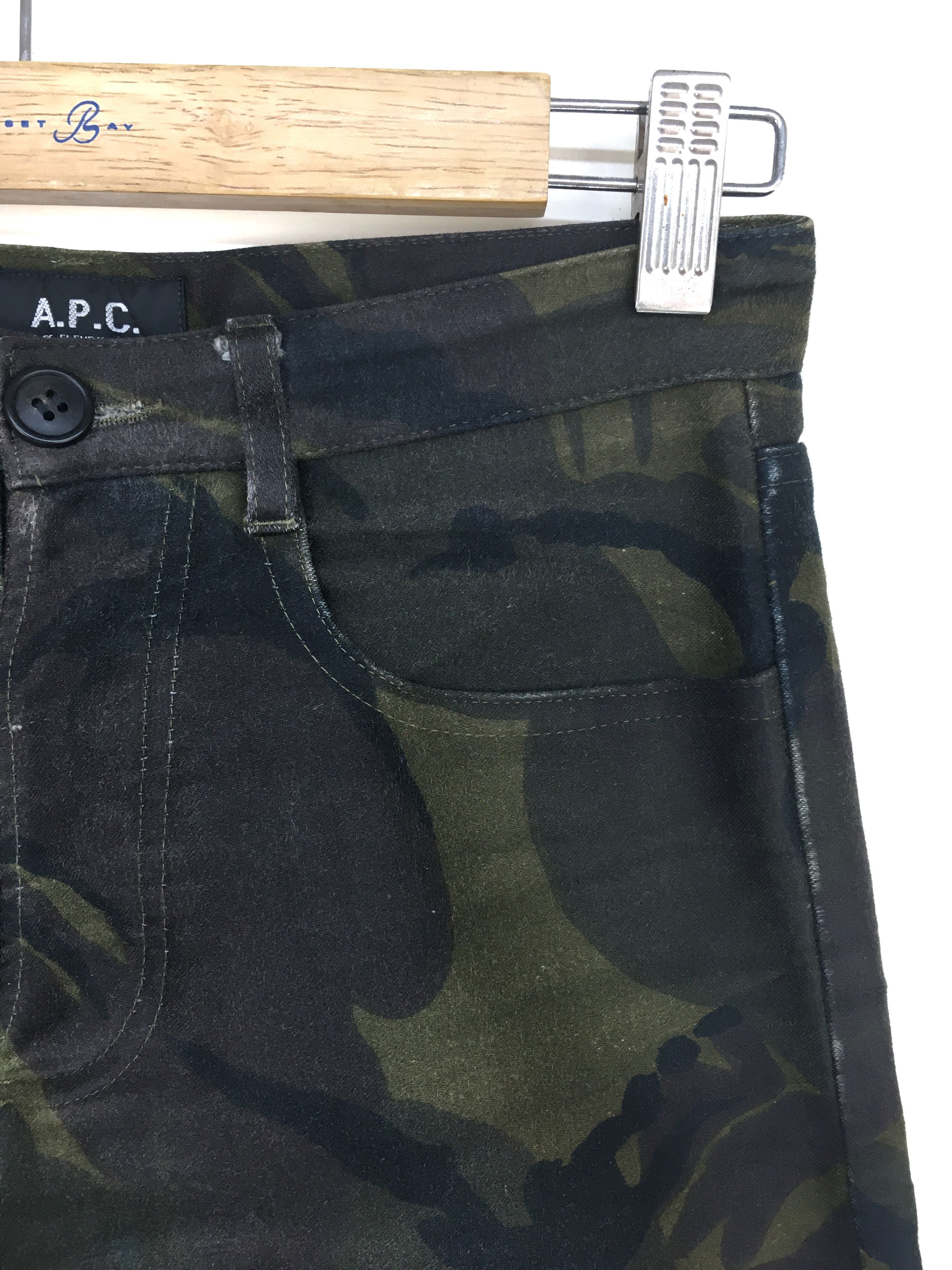 A.P.C. Vintage A.P.C. Woodland Camouflaged Denim Pants Size US 26 / EU 42 - 4 Thumbnail