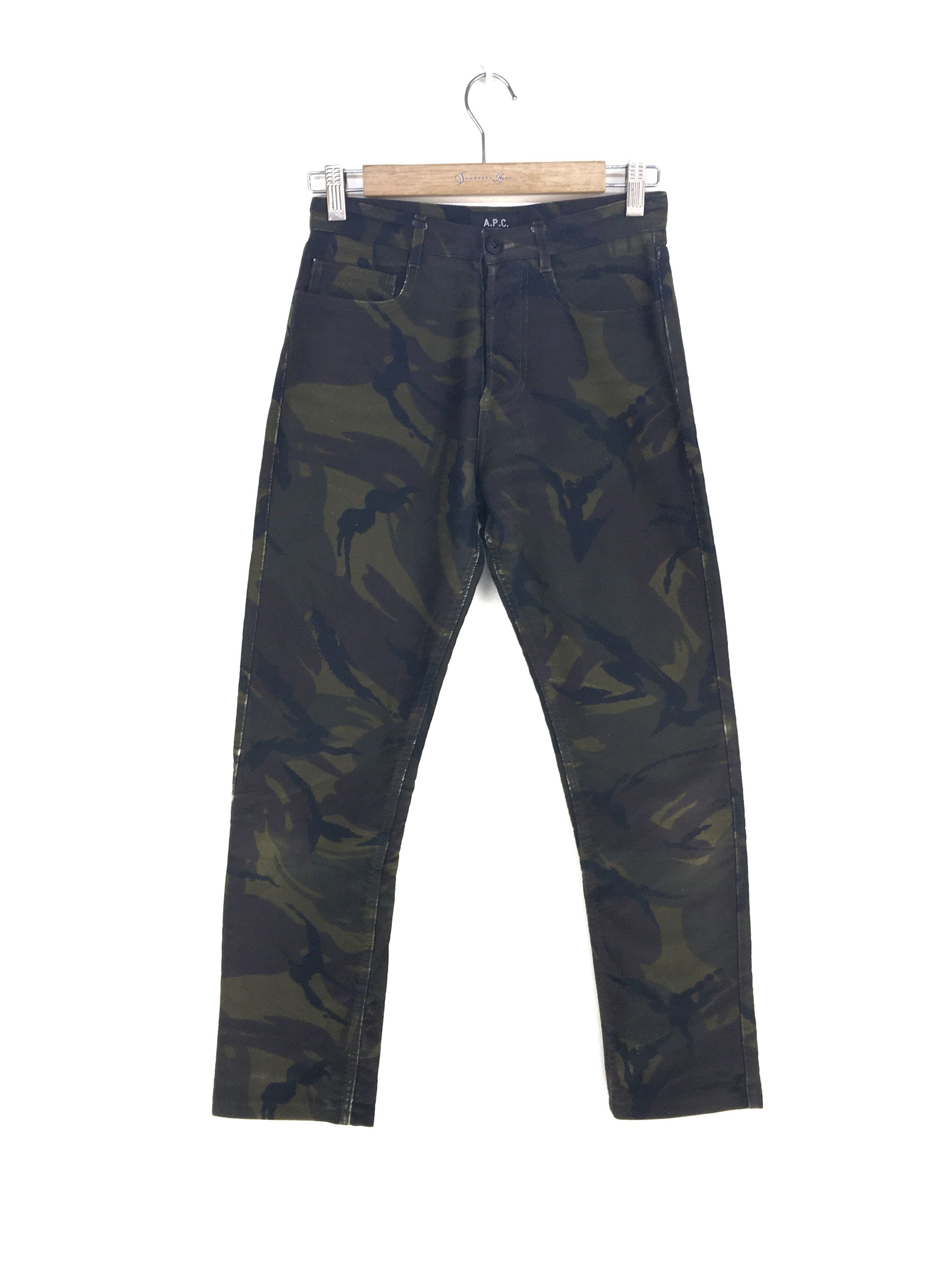 A.P.C. Vintage A.P.C. Woodland Camouflaged Denim Pants Size US 26 / EU 42 - 1 Thumbnail