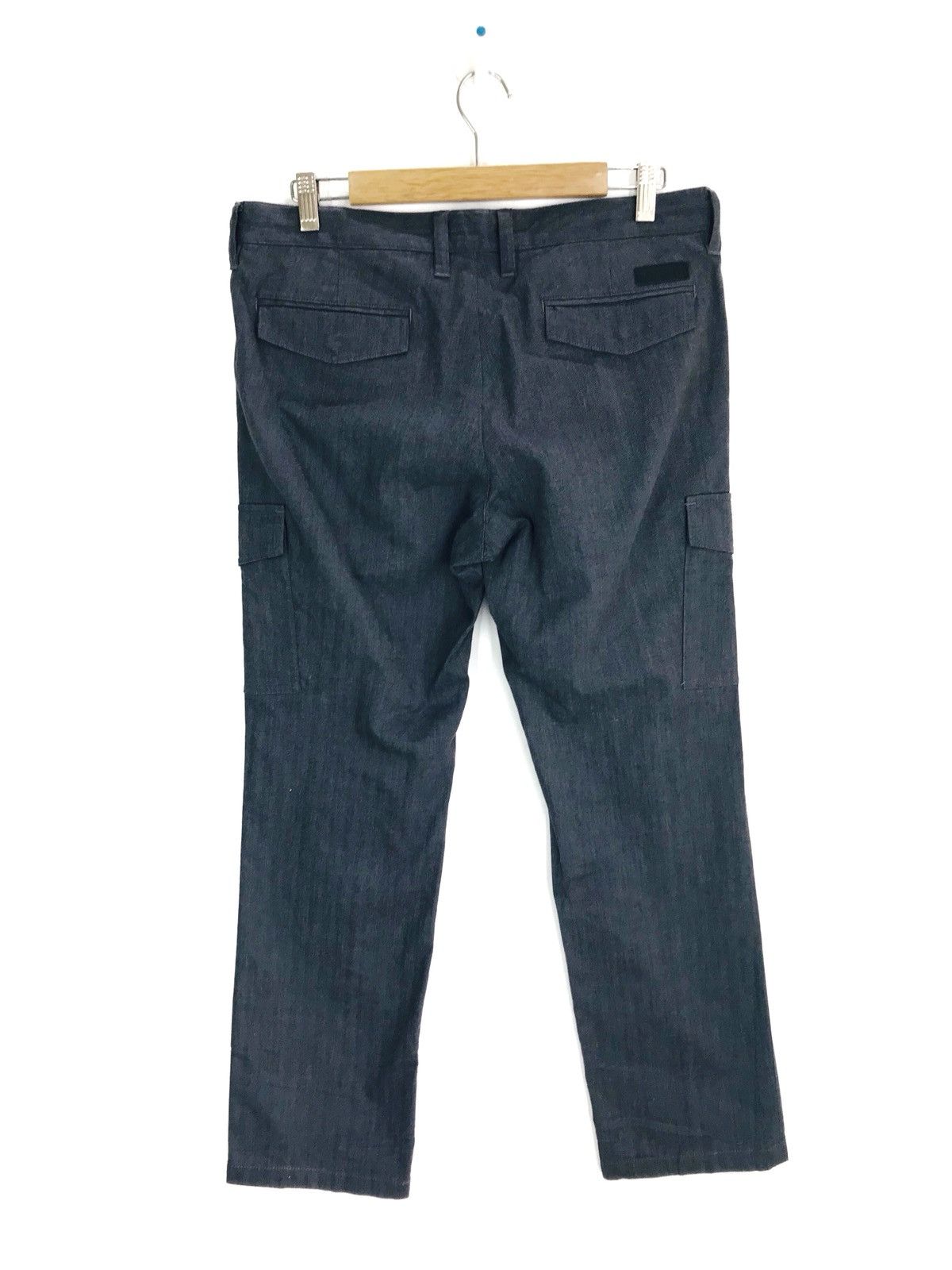 Burberry BURBERRY Black Label Herringbone Twill Striped Cargo Pants Size US 32 / EU 48 - 8 Thumbnail