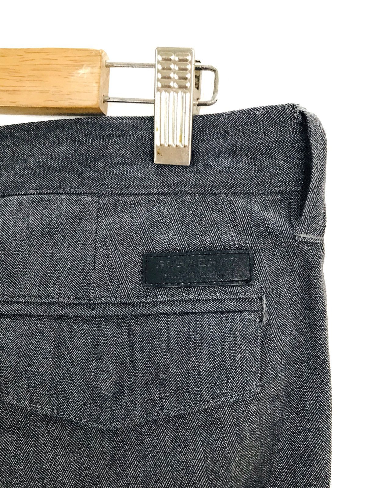 Burberry BURBERRY Black Label Herringbone Twill Striped Cargo Pants Size US 32 / EU 48 - 12 Thumbnail