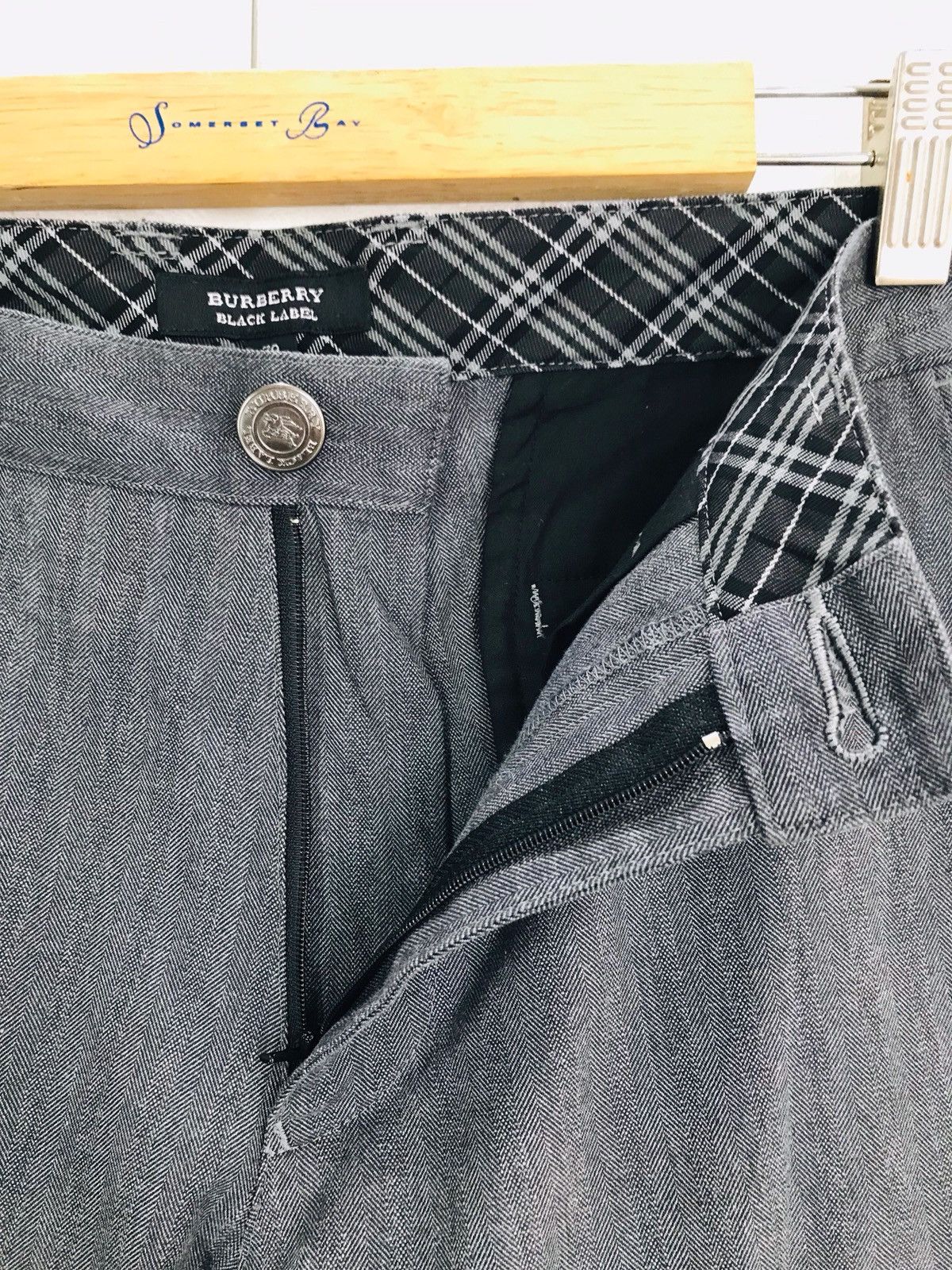Burberry BURBERRY Black Label Herringbone Twill Striped Cargo Pants Size US 32 / EU 48 - 15 Thumbnail