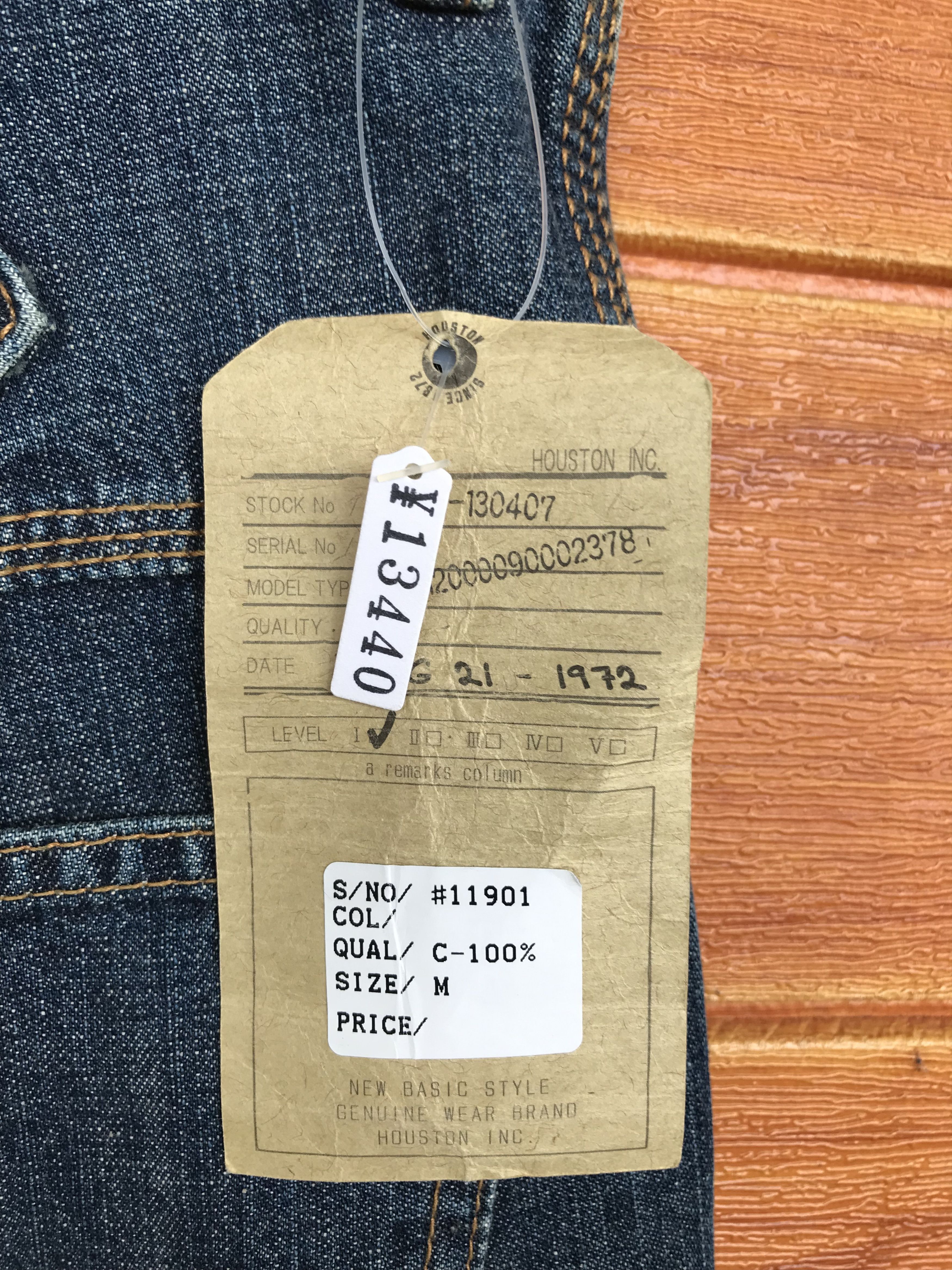 Vintage Vintage Houston Japan Carpenter Fatigue Denim Jeans Size US 32 / EU 48 - 15 Thumbnail