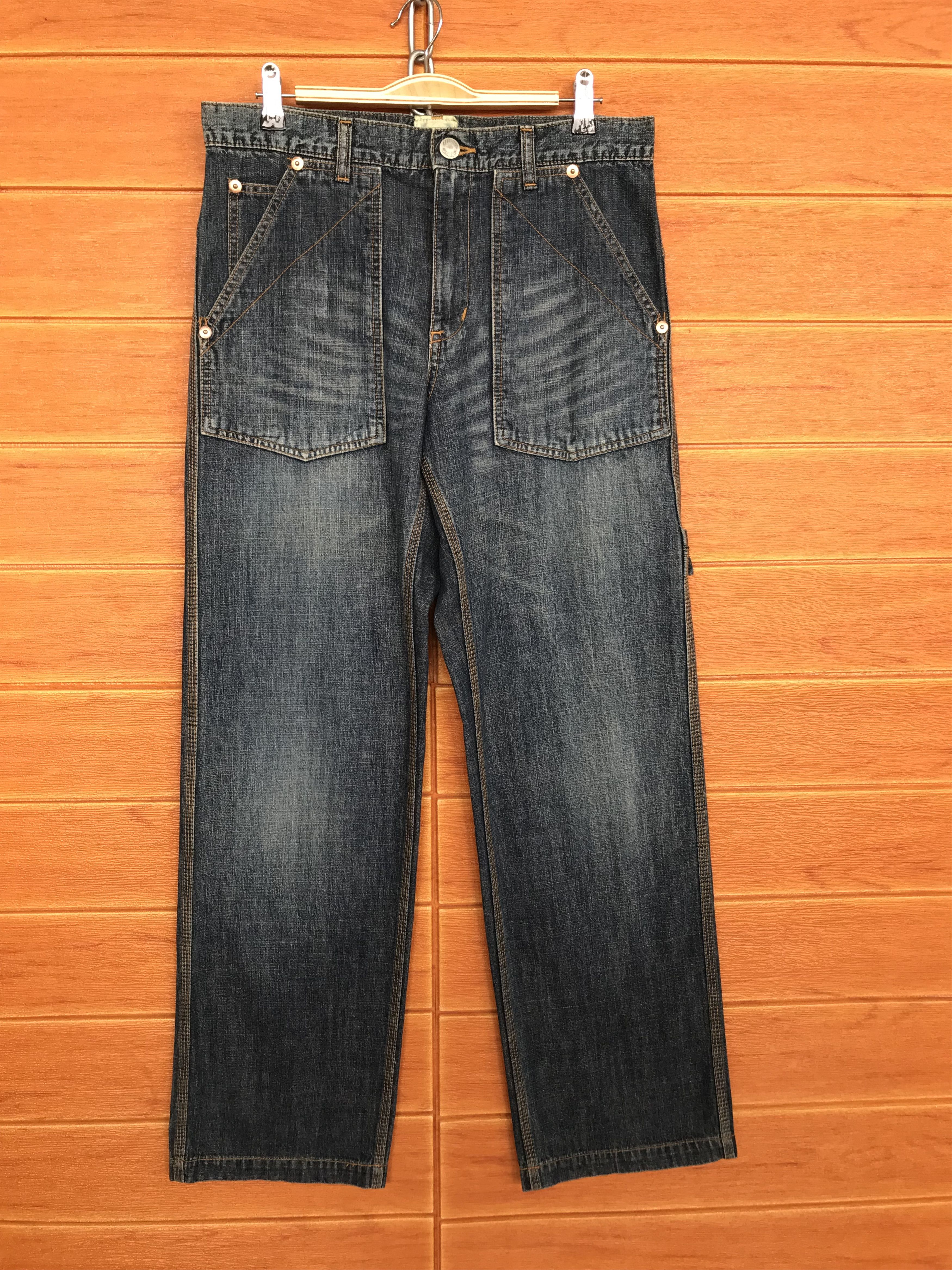 Vintage Vintage Houston Japan Carpenter Fatigue Denim Jeans Size US 32 / EU 48 - 2 Thumbnail