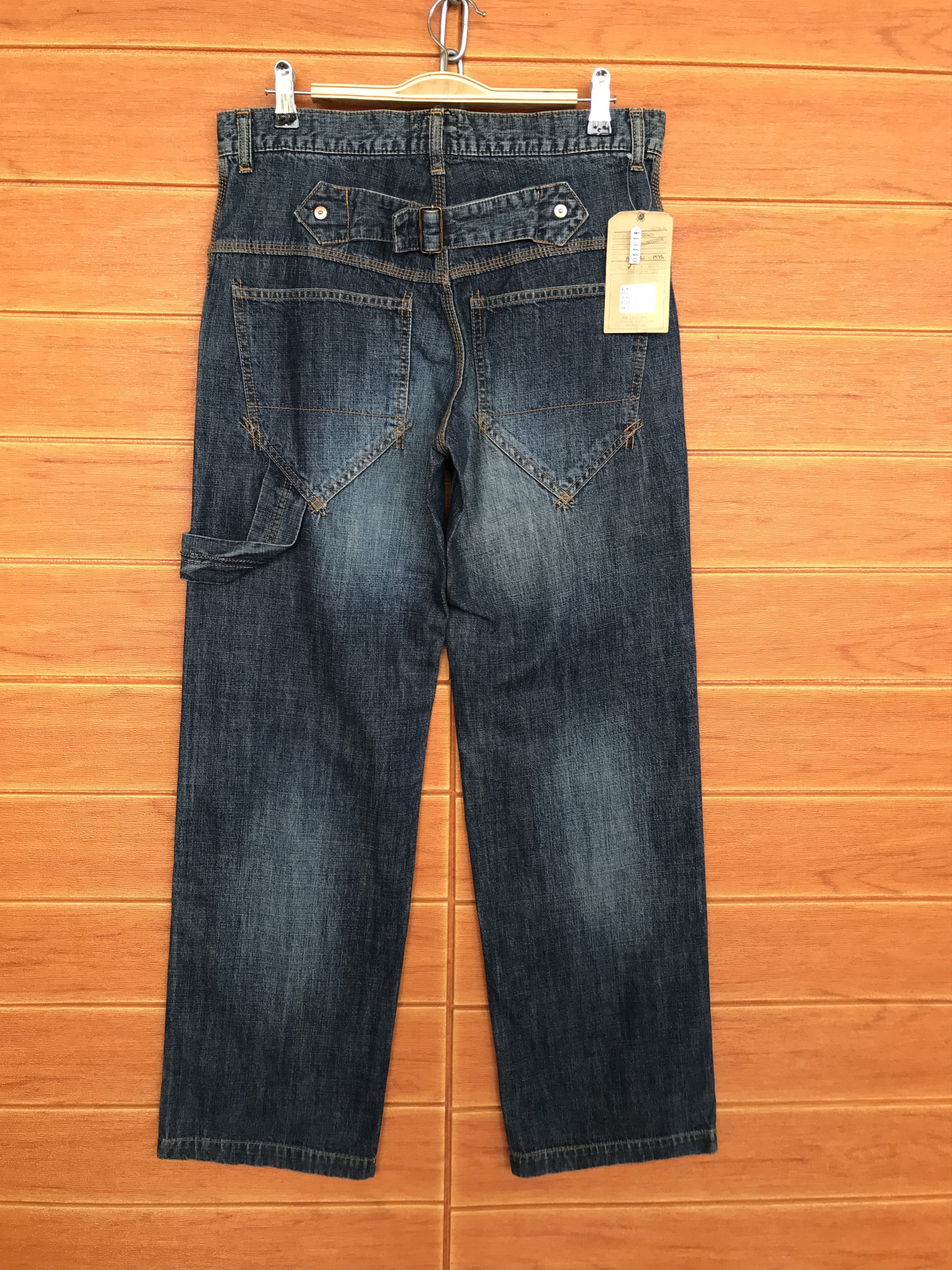Vintage Vintage Houston Japan Carpenter Fatigue Denim Jeans Size US 32 / EU 48 - 10 Thumbnail