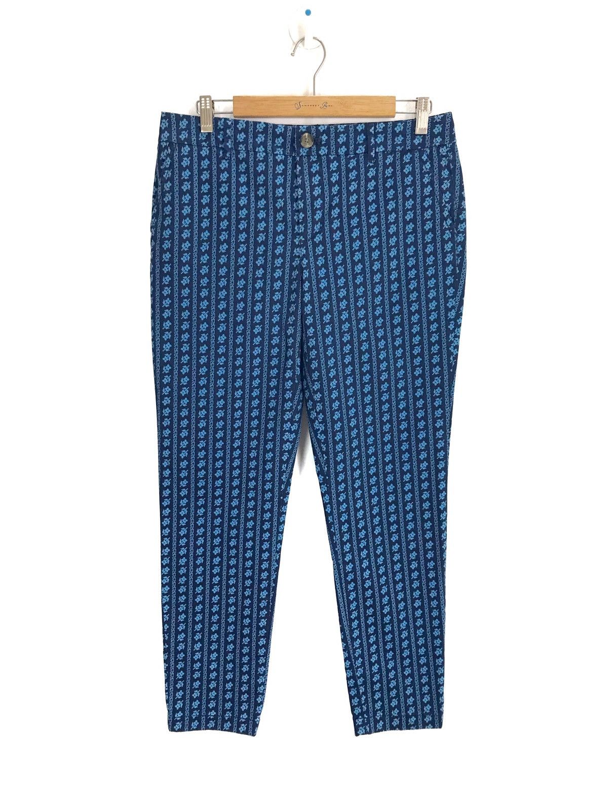 Tommy Hilfiger Vintage Tommy Hilfiger Striped Skinny stretchable Pants Size US 32 / EU 48 - 1 Thumbnail