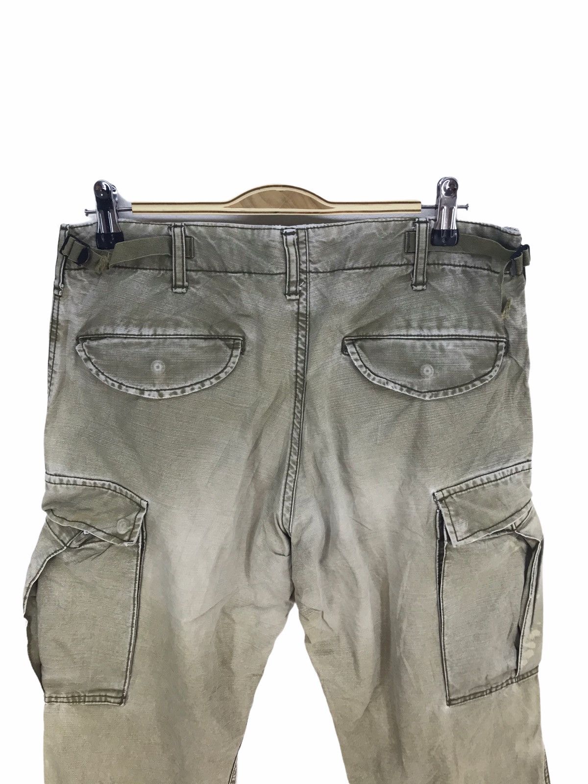 American Rag American Rag Olive Green Faded Military Spec Cargo Pants Size US 32 / EU 48 - 5 Thumbnail