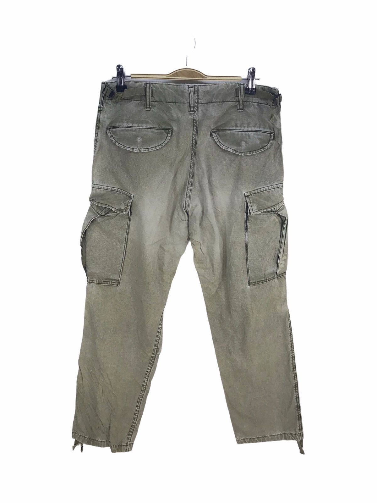 American Rag American Rag Olive Green Faded Military Spec Cargo Pants Size US 32 / EU 48 - 4 Thumbnail
