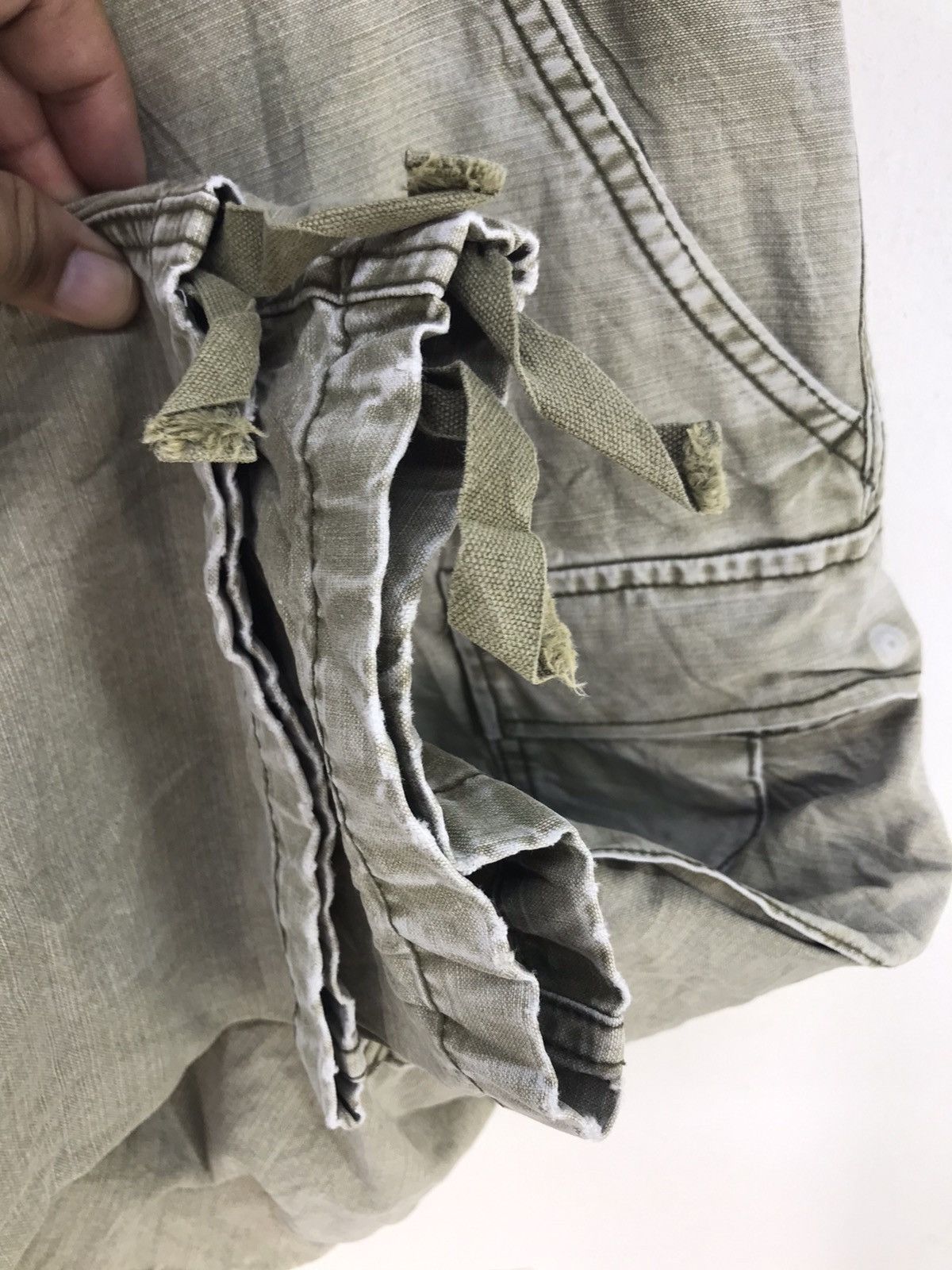 American Rag American Rag Olive Green Faded Military Spec Cargo Pants Size US 32 / EU 48 - 7 Thumbnail