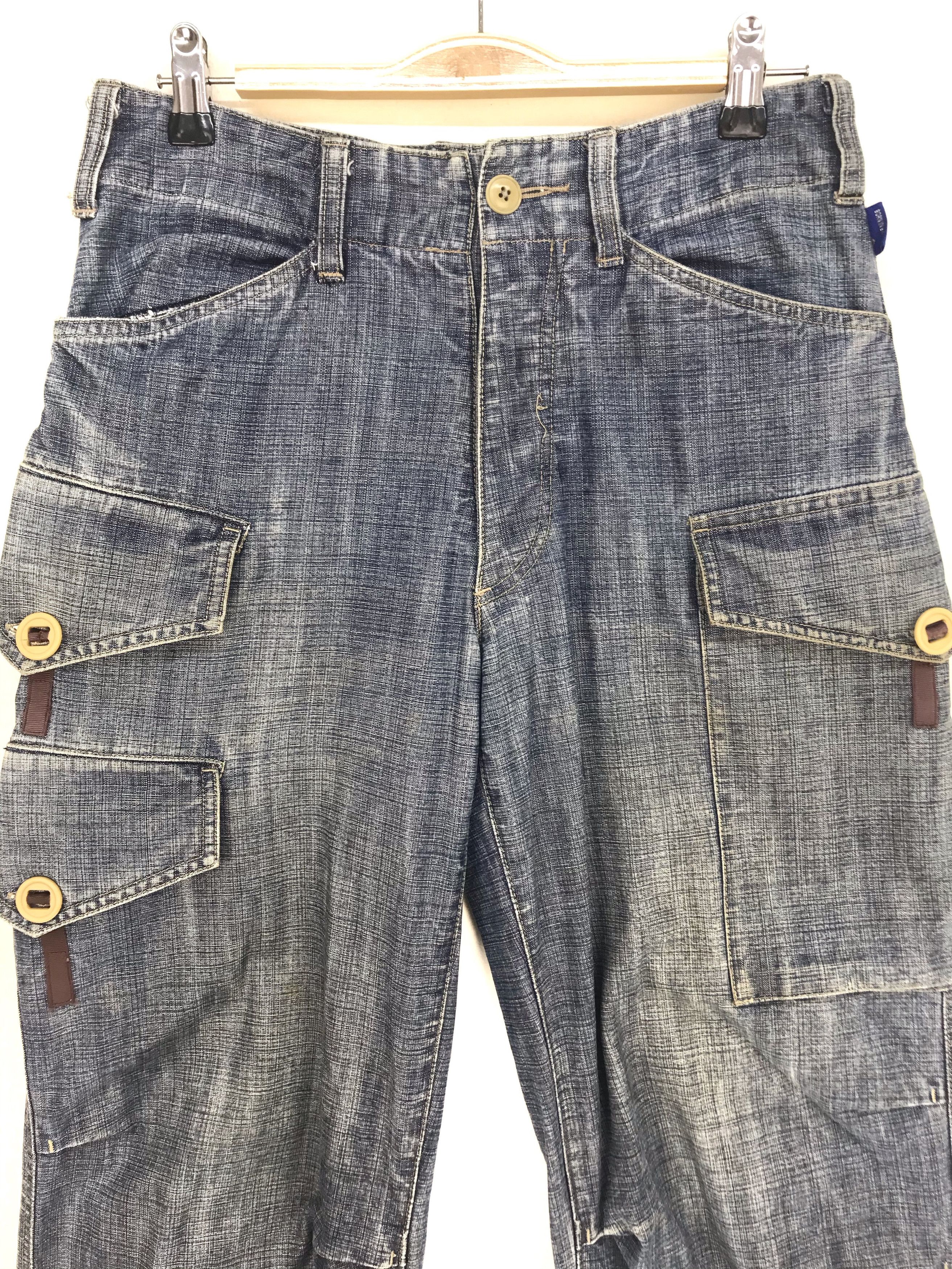 Paul Smith R. Newbold Paul Smith Multi Pocket Tactical Cargo Denim Size US 30 / EU 46 - 3 Thumbnail
