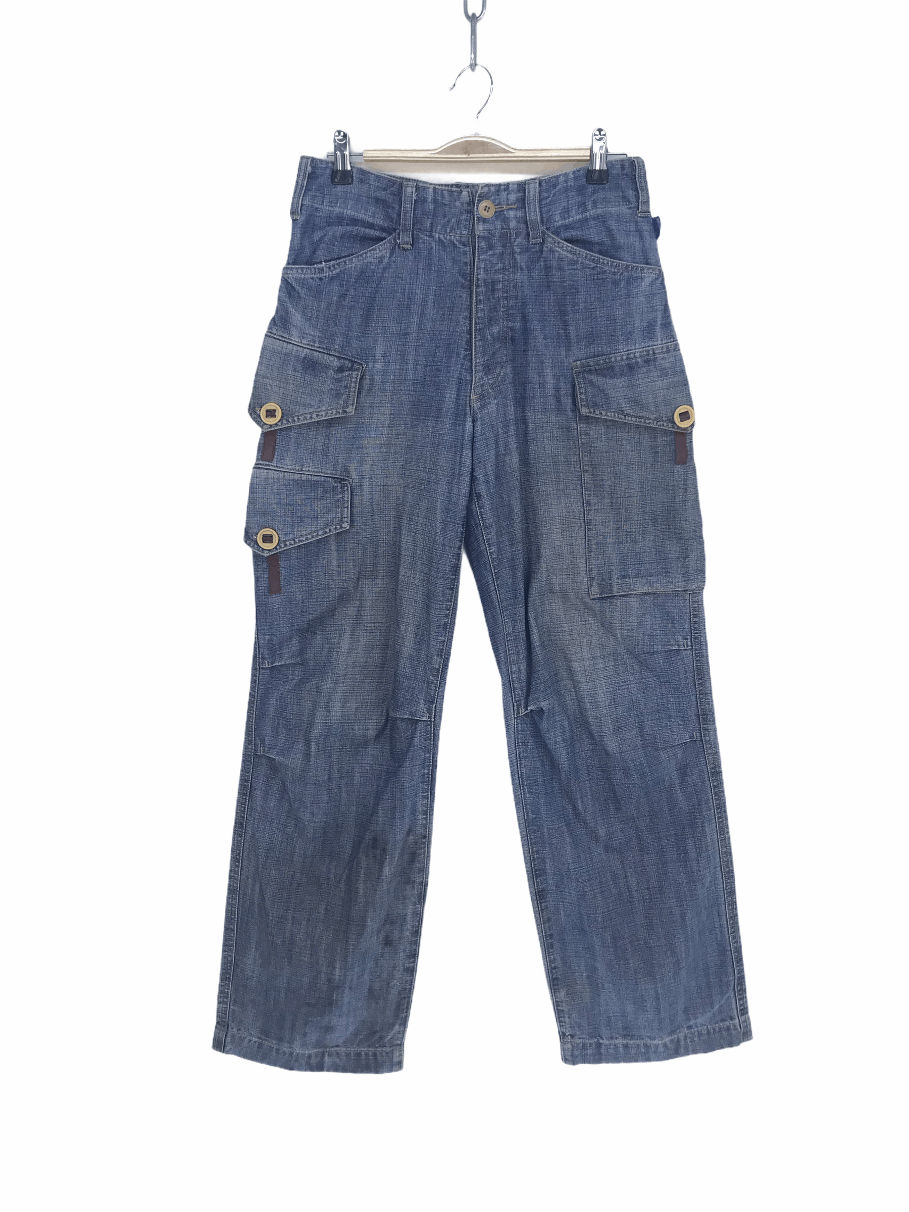Paul Smith R. Newbold Paul Smith Multi Pocket Tactical Cargo Denim Size US 30 / EU 46 - 1 Thumbnail