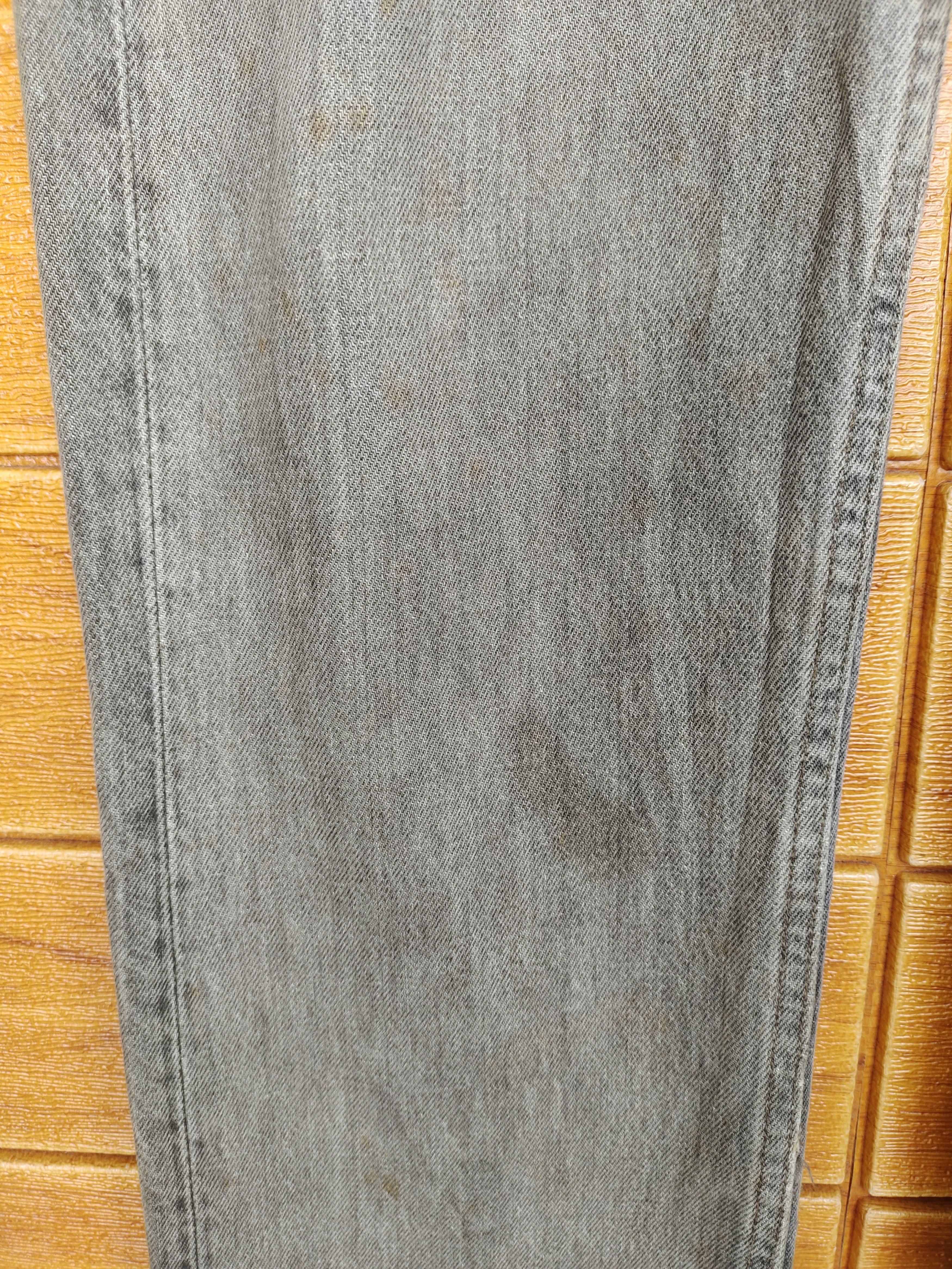 Levi's Vintage 1993 LEVIS 501 USA Black Faded Denim Jeans Size US 31 - 7 Thumbnail