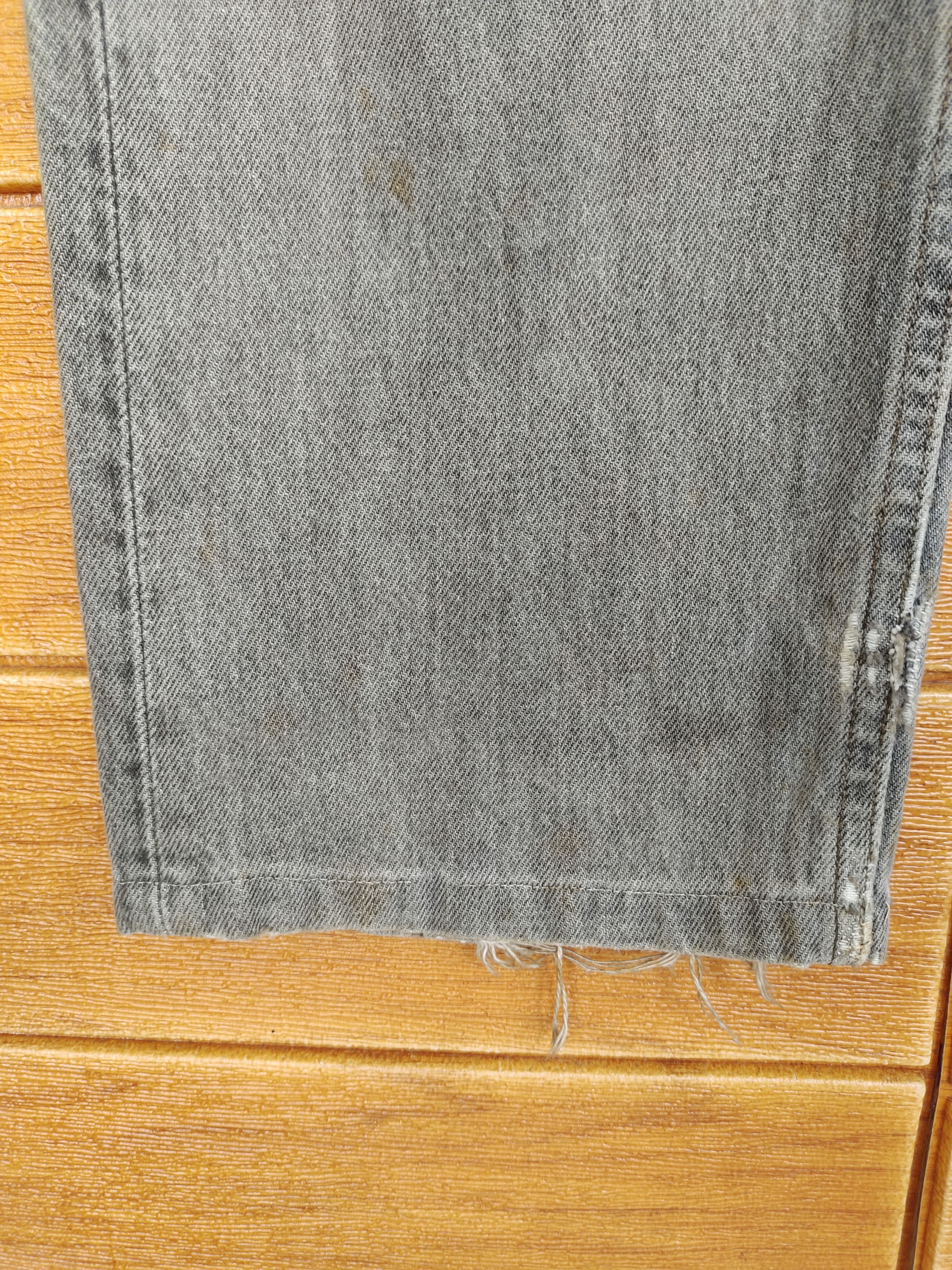 Levi's Vintage 1993 LEVIS 501 USA Black Faded Denim Jeans Size US 31 - 9 Thumbnail
