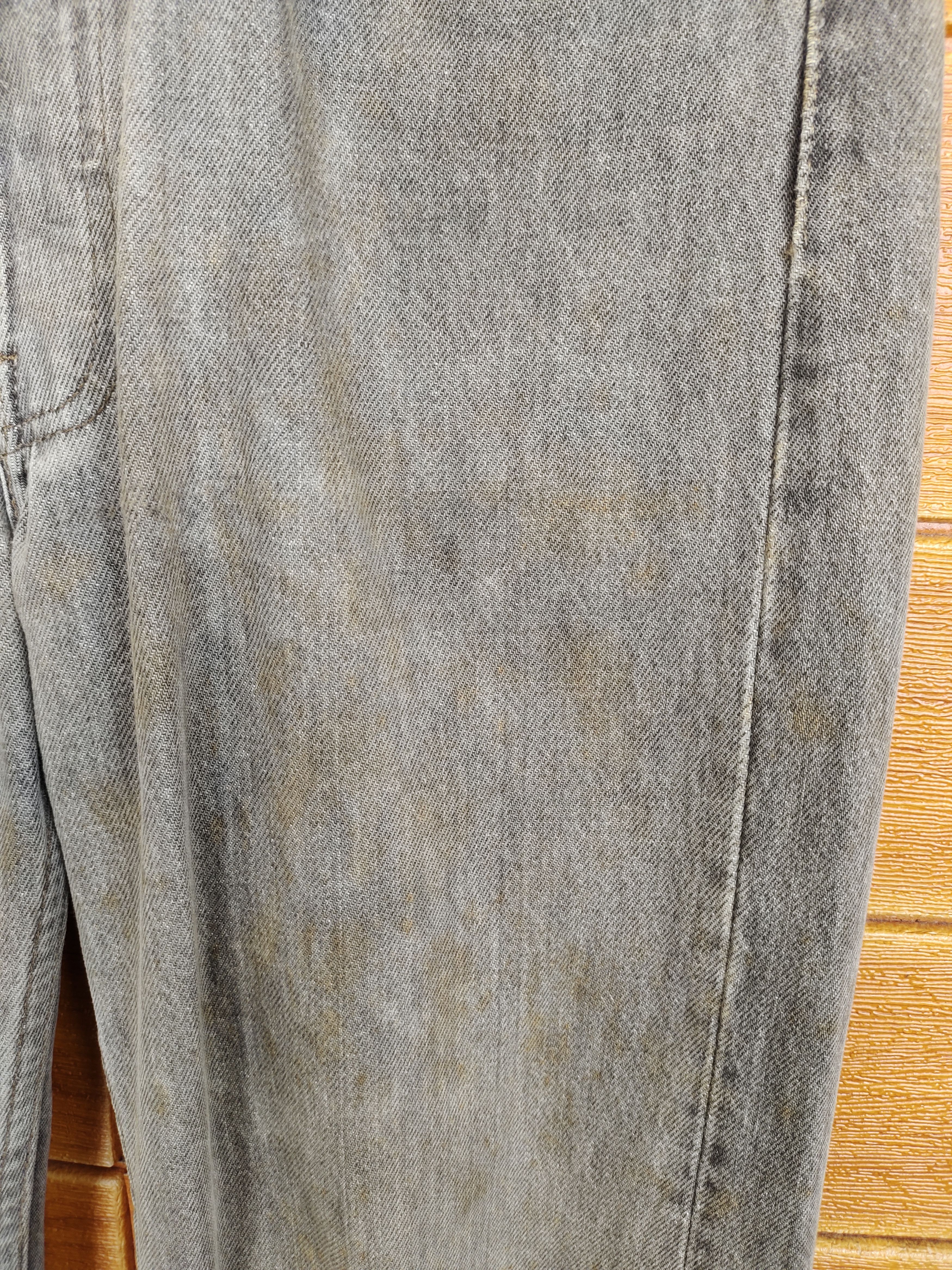 Levi's Vintage 1993 LEVIS 501 USA Black Faded Denim Jeans Size US 31 - 4 Thumbnail