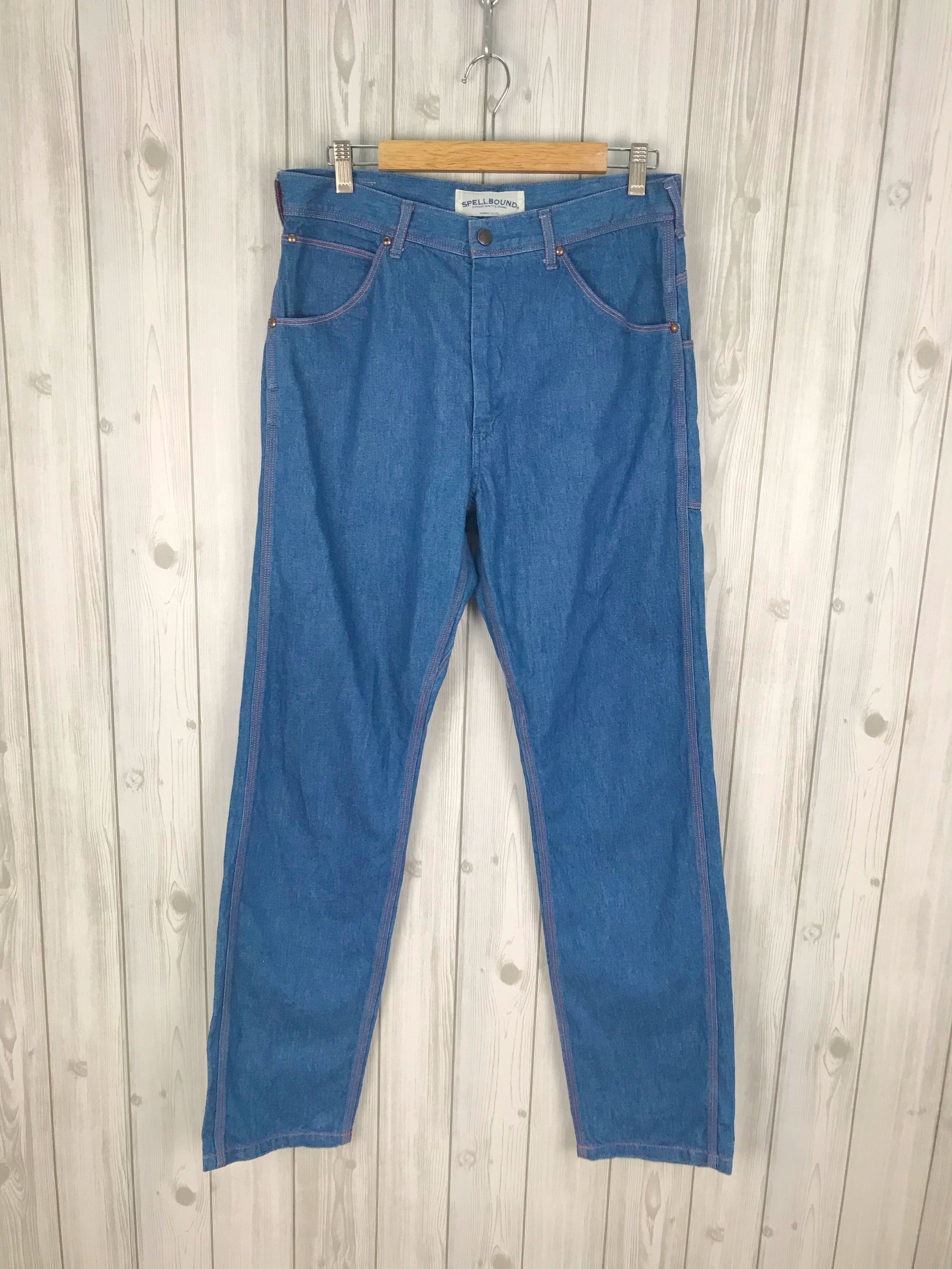 Comme des Garcons × Undercover Japanese Brand SPELLBOUND Made In Japan Workers Denim Jeans Size US 32 / EU 48 - 9 Thumbnail