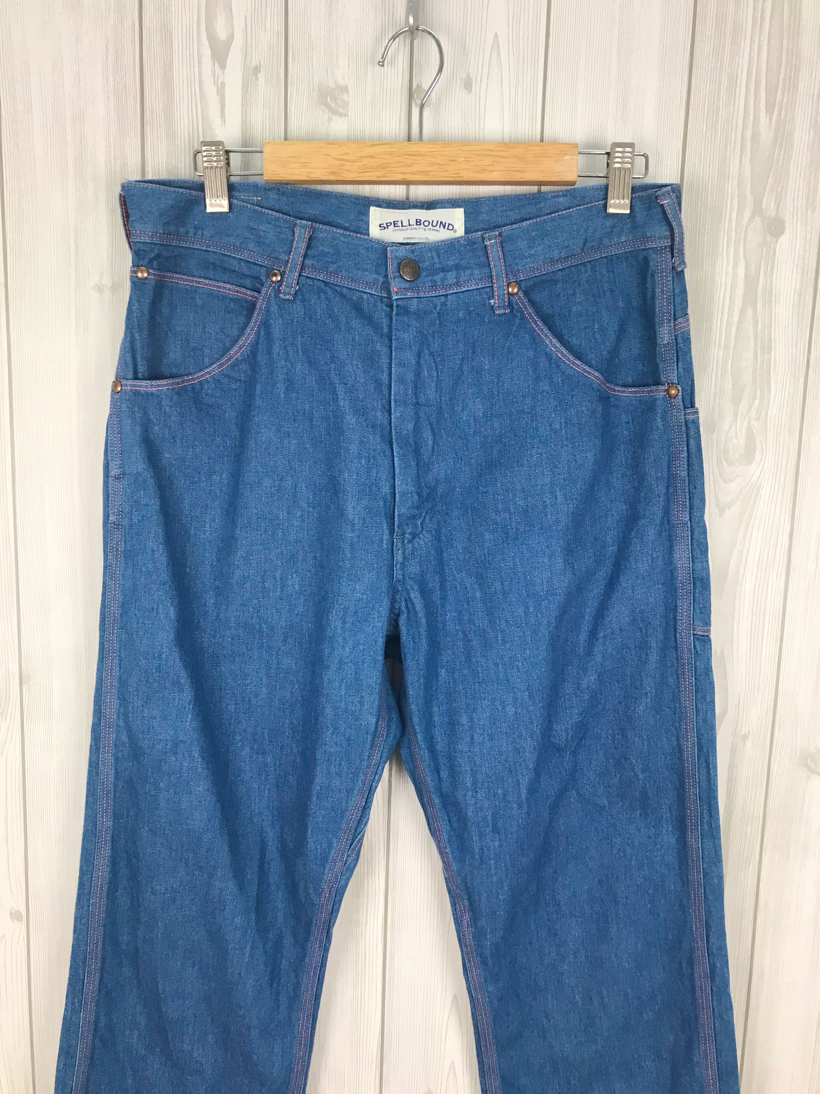Comme des Garcons × Undercover Japanese Brand SPELLBOUND Made In Japan Workers Denim Jeans Size US 32 / EU 48 - 10 Thumbnail