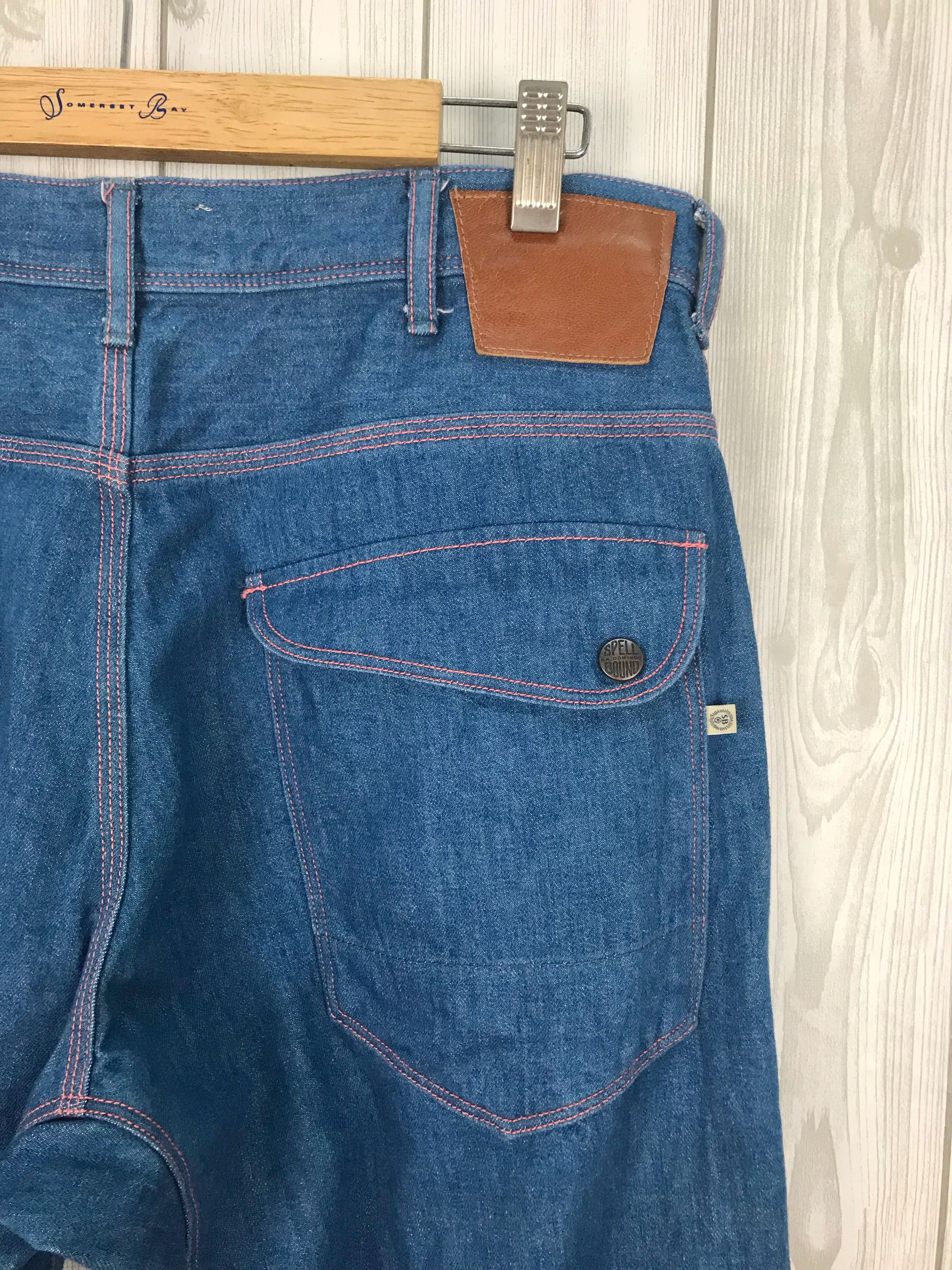 Comme des Garcons × Undercover Japanese Brand SPELLBOUND Made In Japan Workers Denim Jeans Size US 32 / EU 48 - 8 Thumbnail