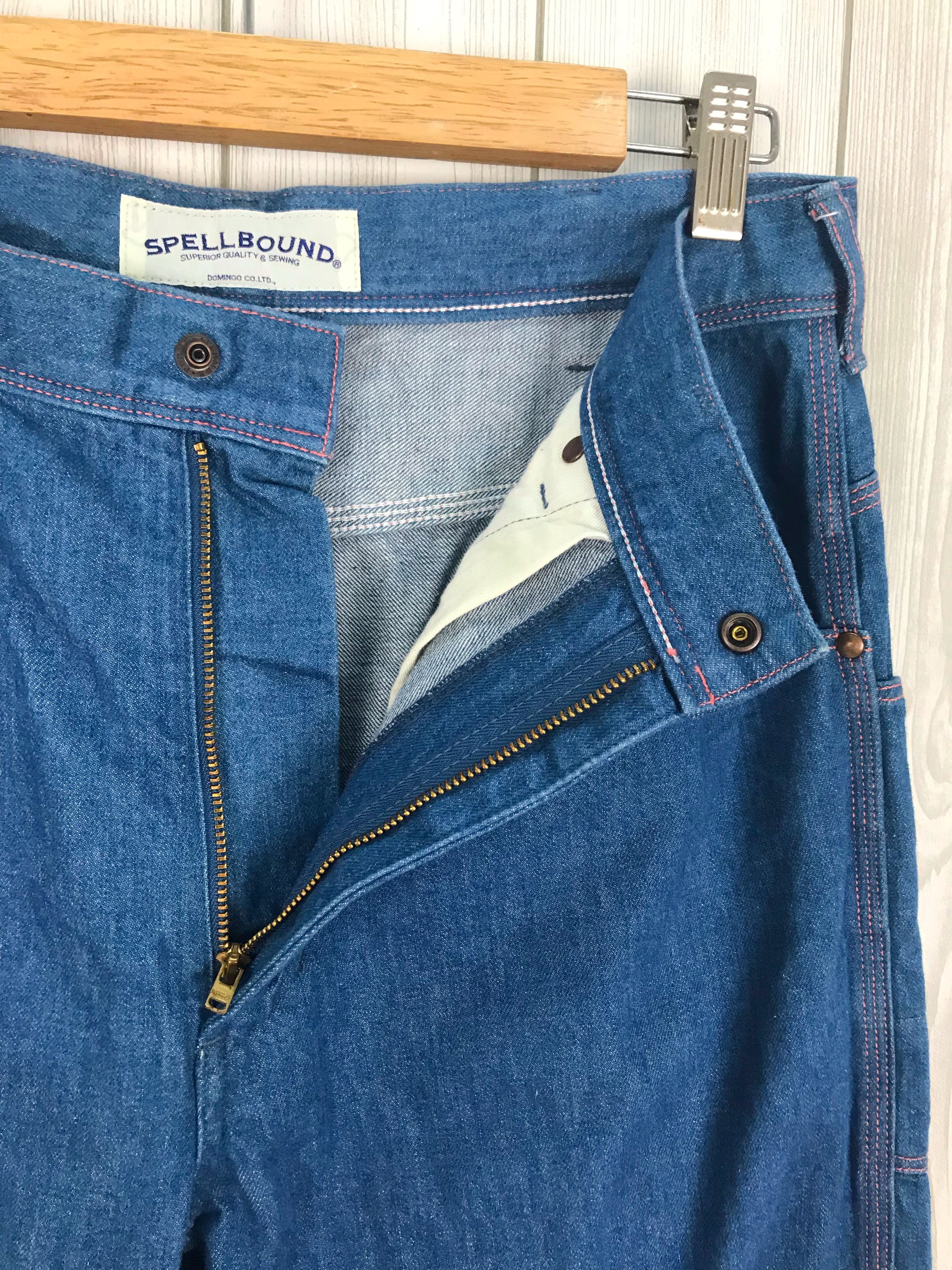 Comme des Garcons × Undercover Japanese Brand SPELLBOUND Made In Japan Workers Denim Jeans Size US 32 / EU 48 - 14 Thumbnail