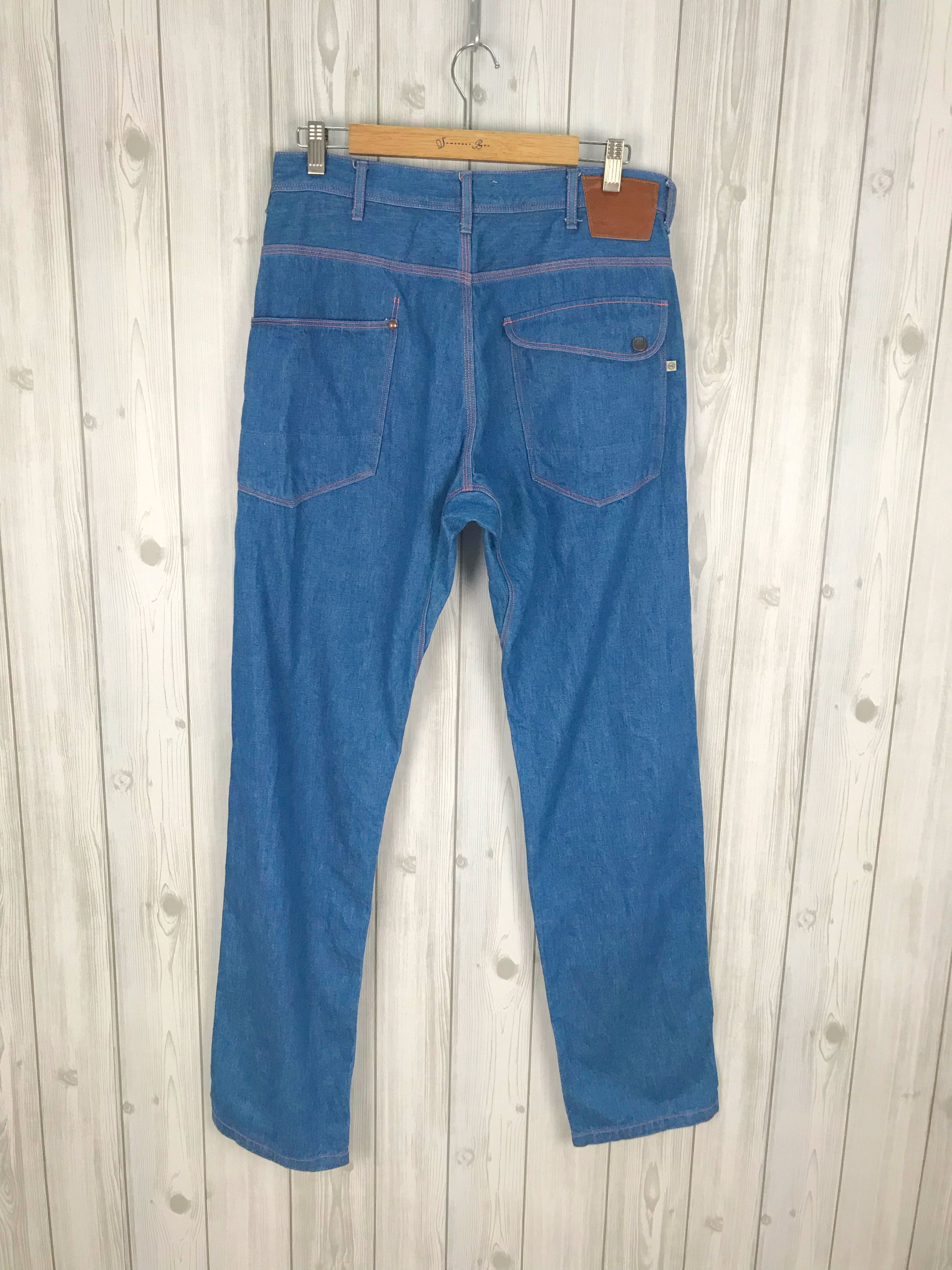 Comme des Garcons × Undercover Japanese Brand SPELLBOUND Made In Japan Workers Denim Jeans Size US 32 / EU 48 - 3 Thumbnail