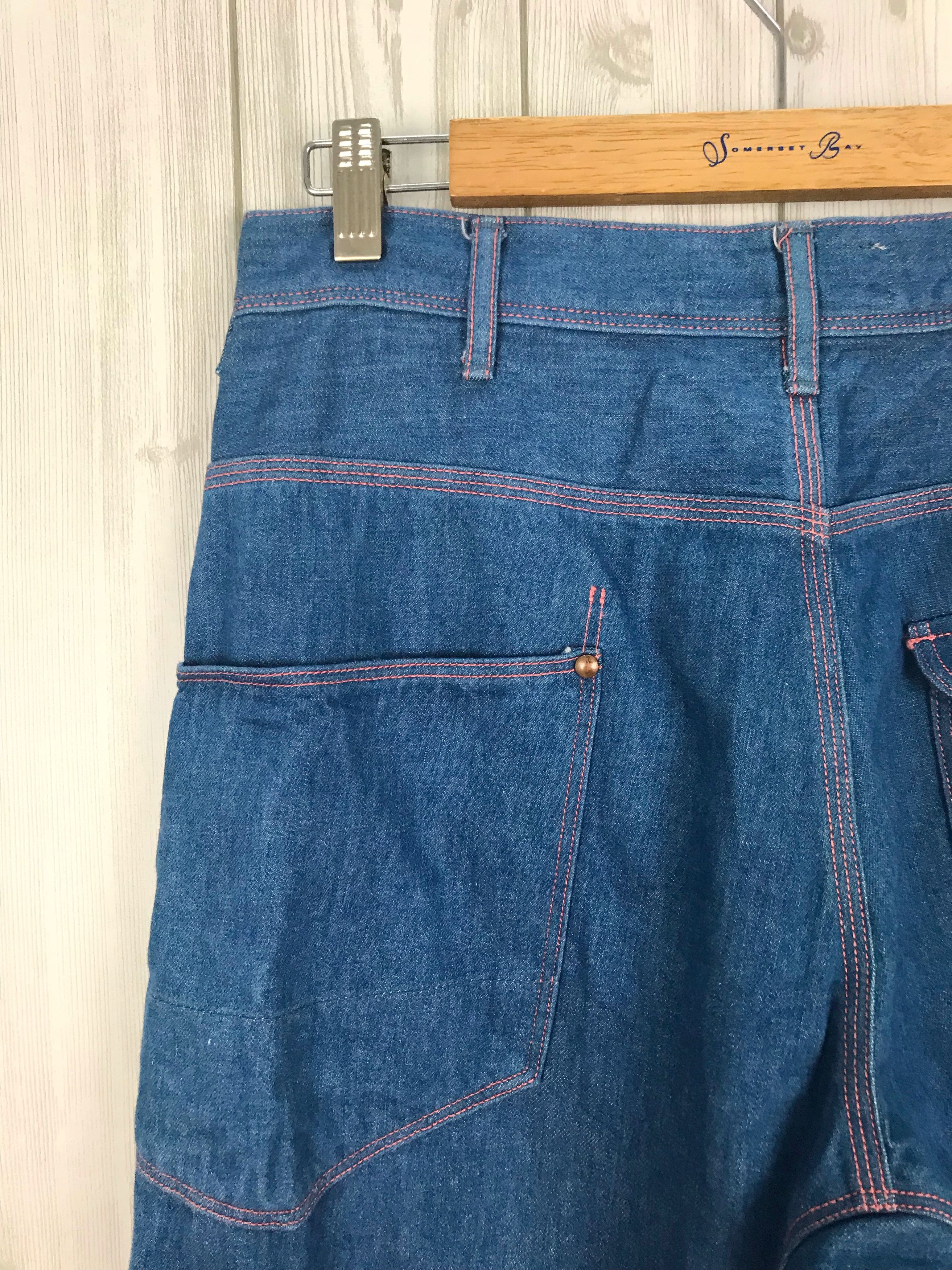 Comme des Garcons × Undercover Japanese Brand SPELLBOUND Made In Japan Workers Denim Jeans Size US 32 / EU 48 - 7 Thumbnail