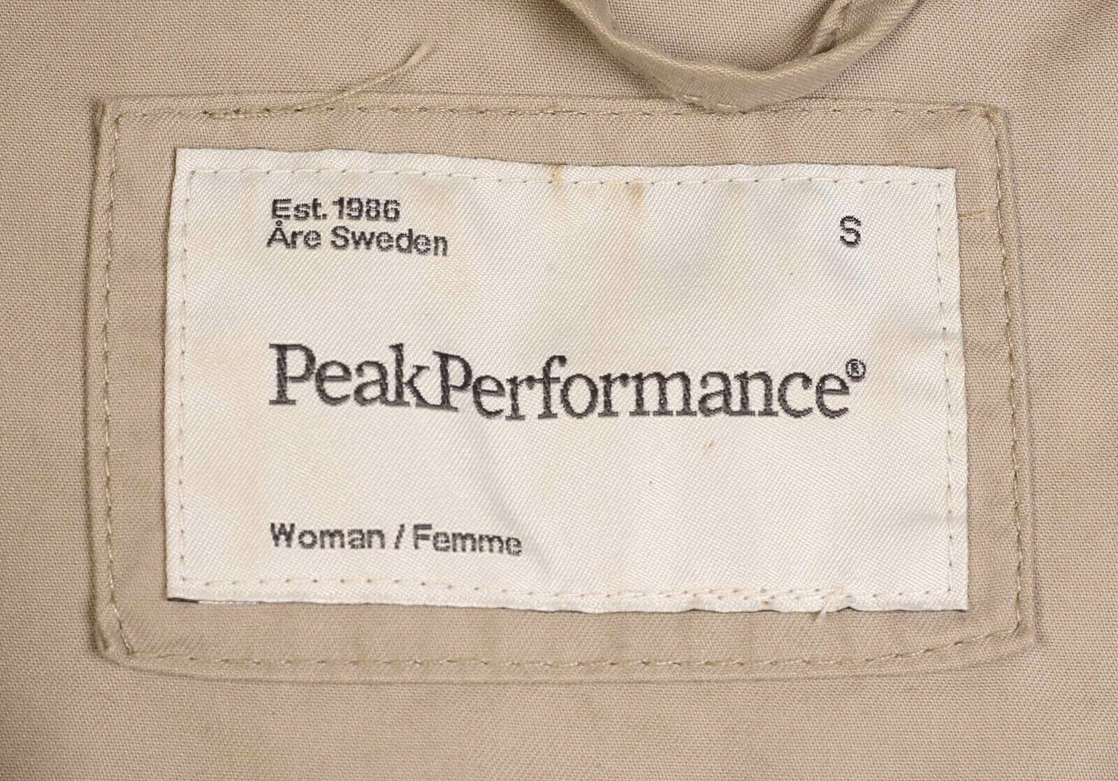 Peak Performance Women's S Jacket Coat Hooded Parka Raincoat Outdoor Size S / US 4 / IT 40 - 8 Thumbnail