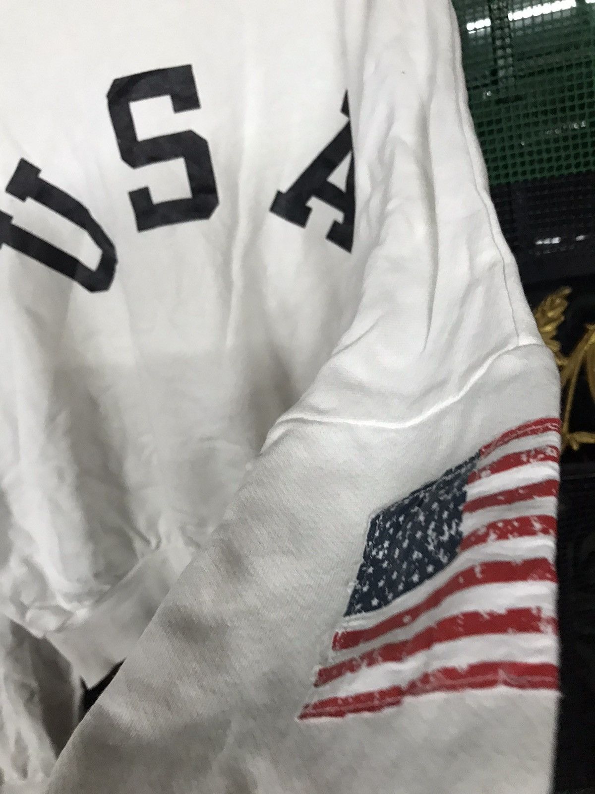 If Six Was Nine × The Unbranded Brand Baggy Sweatshirt Usa Crewneck Pullover Size L / US 10 / IT 46 - 3 Thumbnail