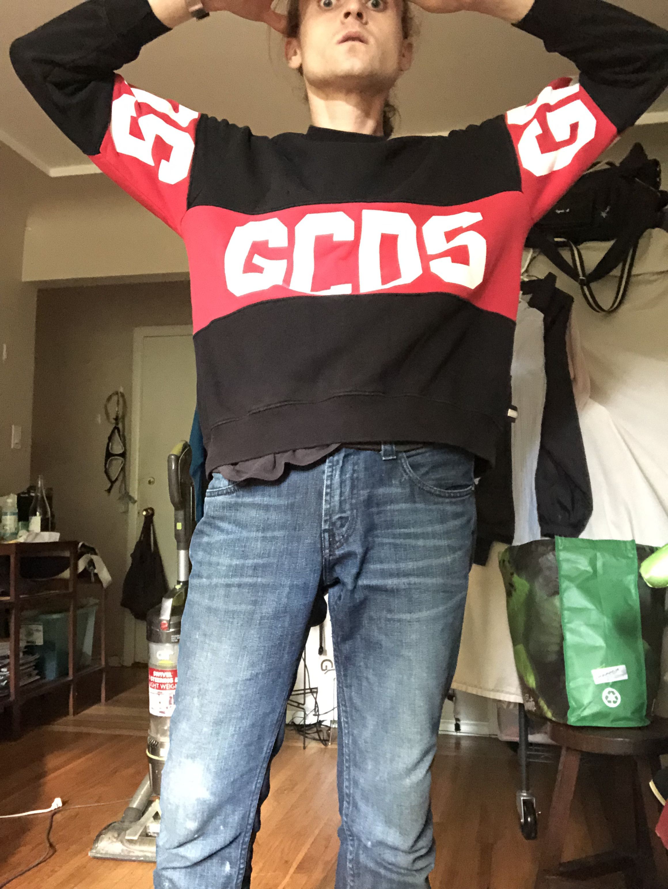 GCDS GCDS Band Logo Crewneck Size US M / EU 48-50 / 2 - 2 Thumbnail
