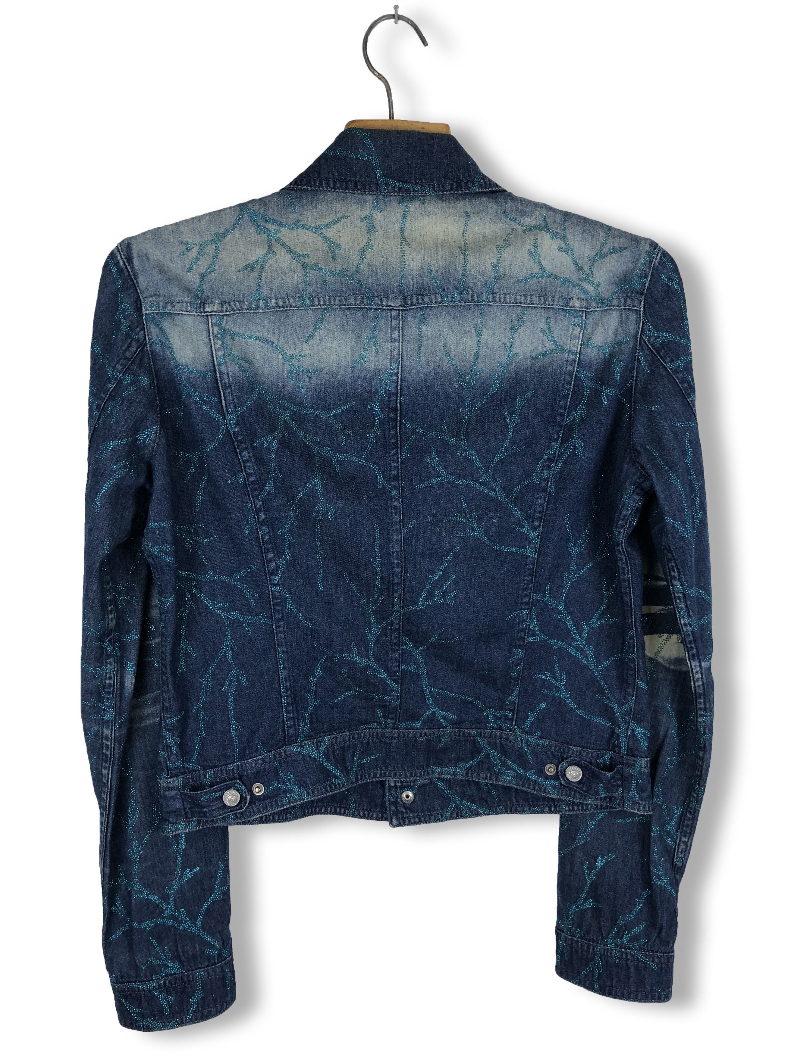 Versace Vintage VERSACE Washed Denim Blue Jacket M94 Size US S / EU 44-46 / 1 - 11 Thumbnail