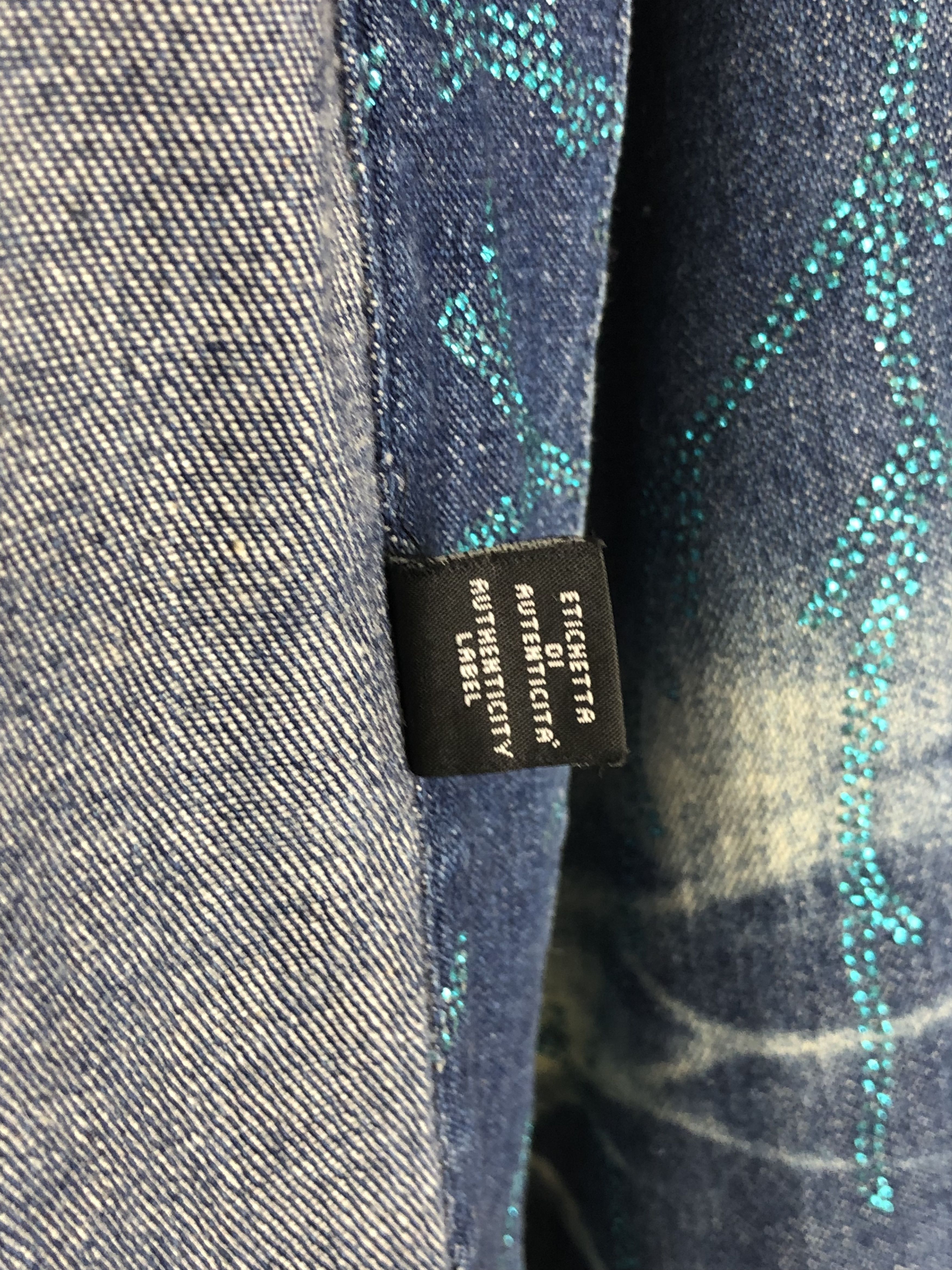 Versace Vintage VERSACE Washed Denim Blue Jacket M94 Size US S / EU 44-46 / 1 - 10 Thumbnail