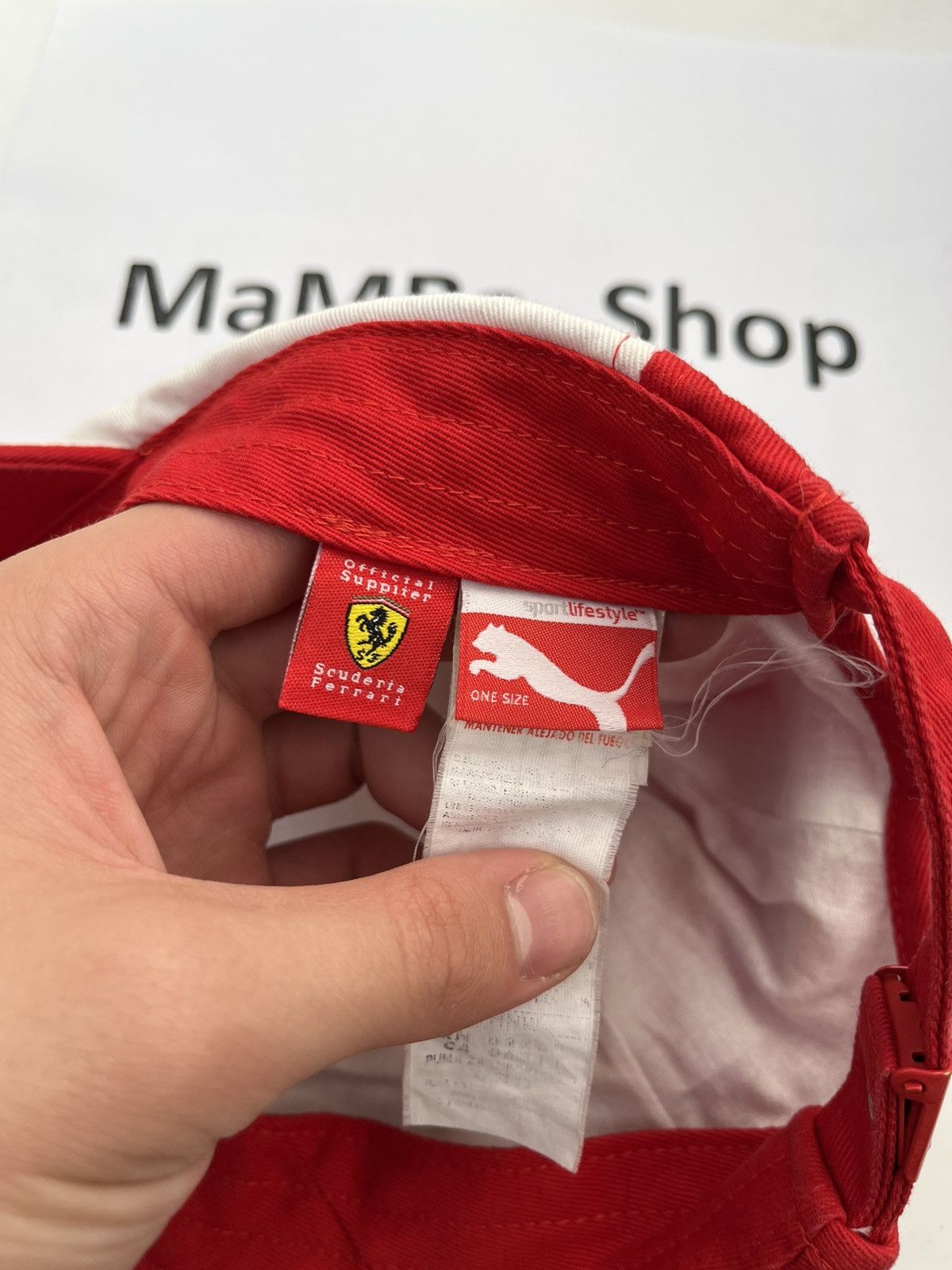 Ferrari × Puma Puma Ferrari streetwear vintage cap Y2K Size ONE SIZE - 12 Thumbnail