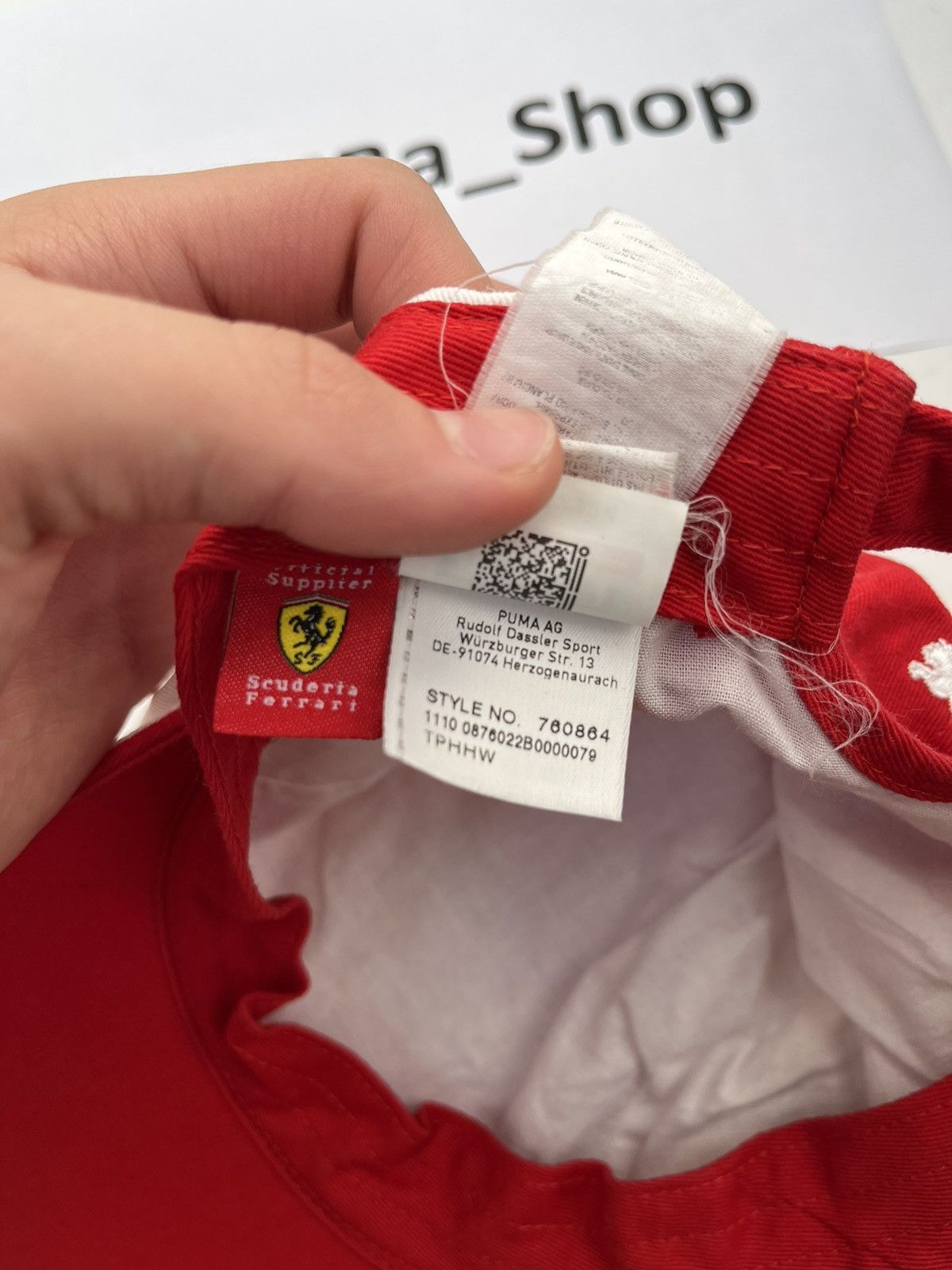 Ferrari × Puma Puma Ferrari streetwear vintage cap Y2K Size ONE SIZE - 14 Thumbnail